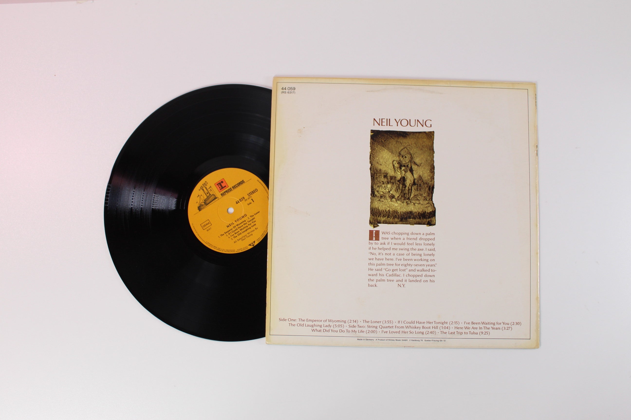 Neil Young - Neil Young on Harvest German Reissue