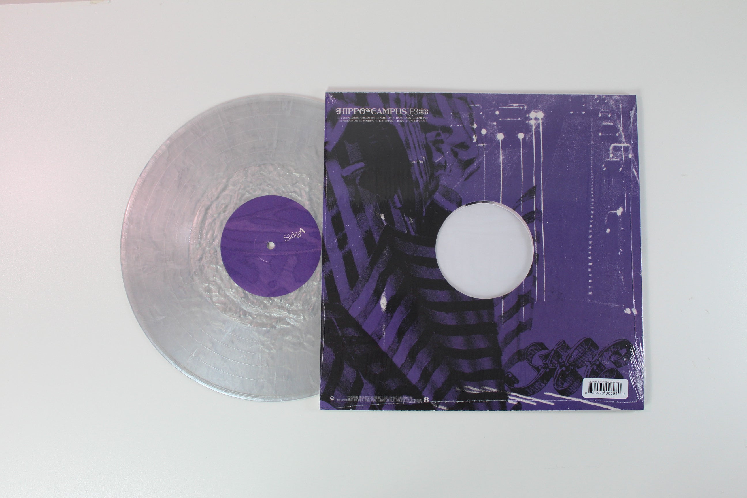 Hippo Campus - LP3 on Grand Jury Ltd Silver Swirl Vinyl