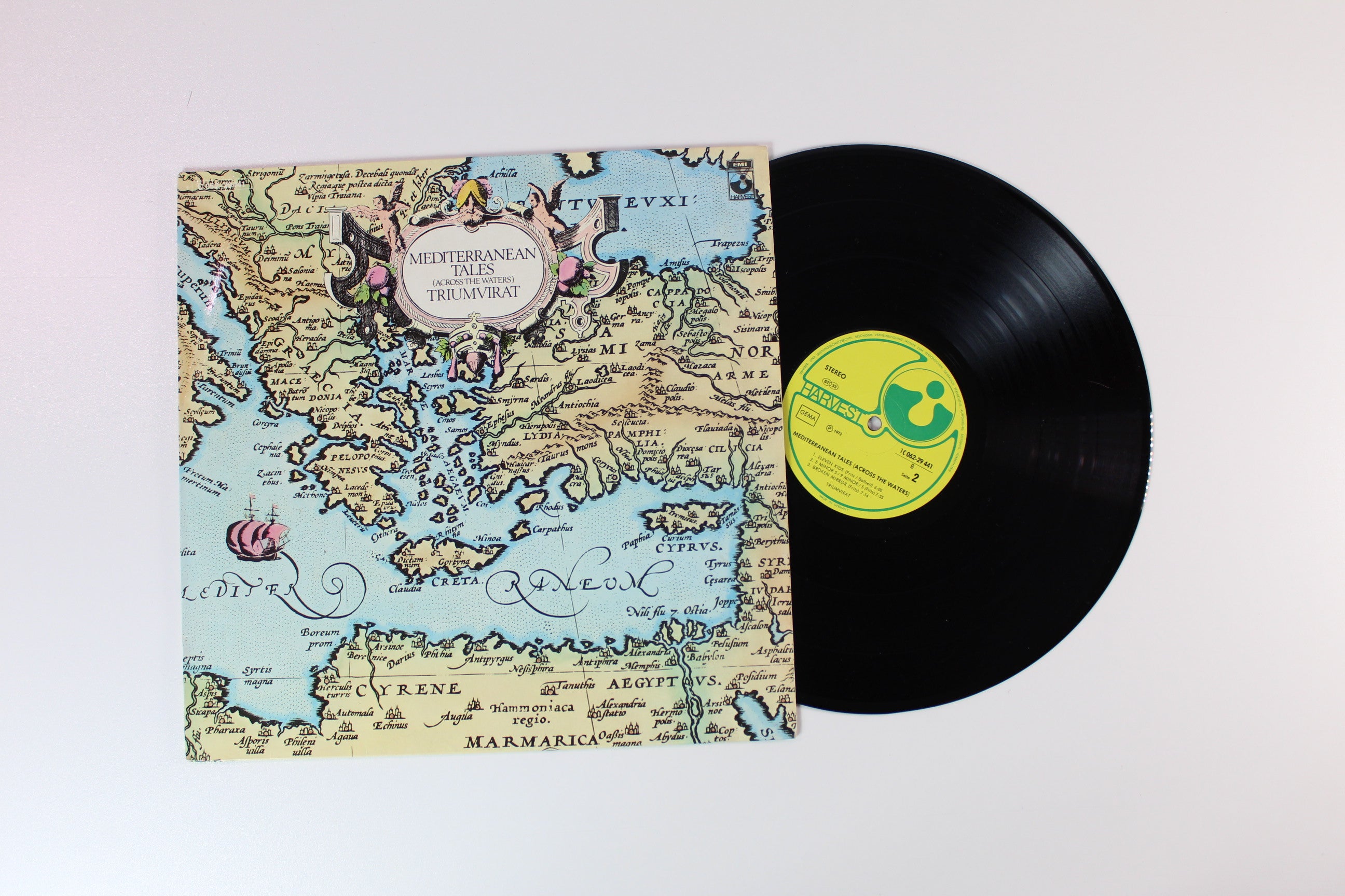 Triumvirat - Mediterranean Tales (Across The Waters) on Harvest - German pressing