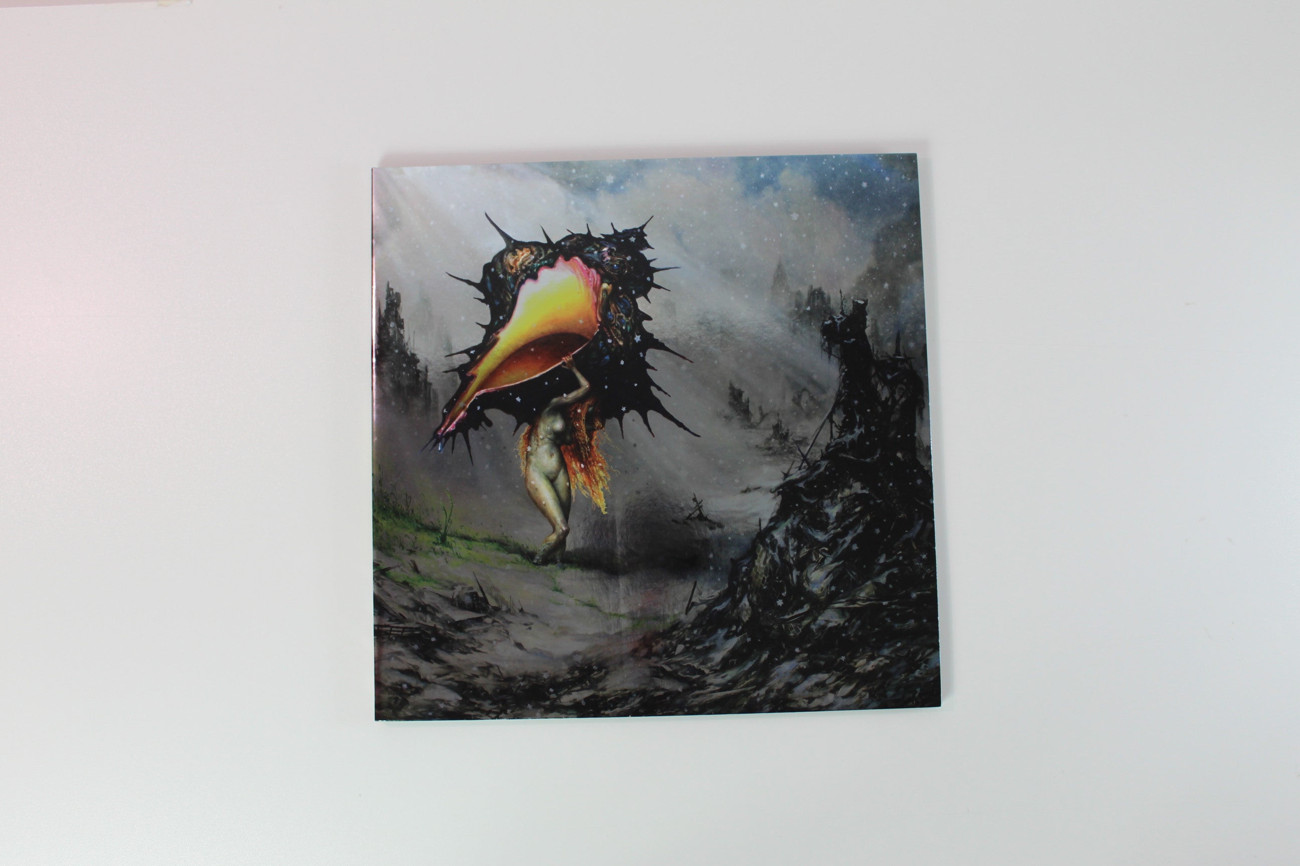 Circa Survive - The Amulet on Hopeless Deluxe Yellow w/ Black Smoke With Yellow Translucent 7"
