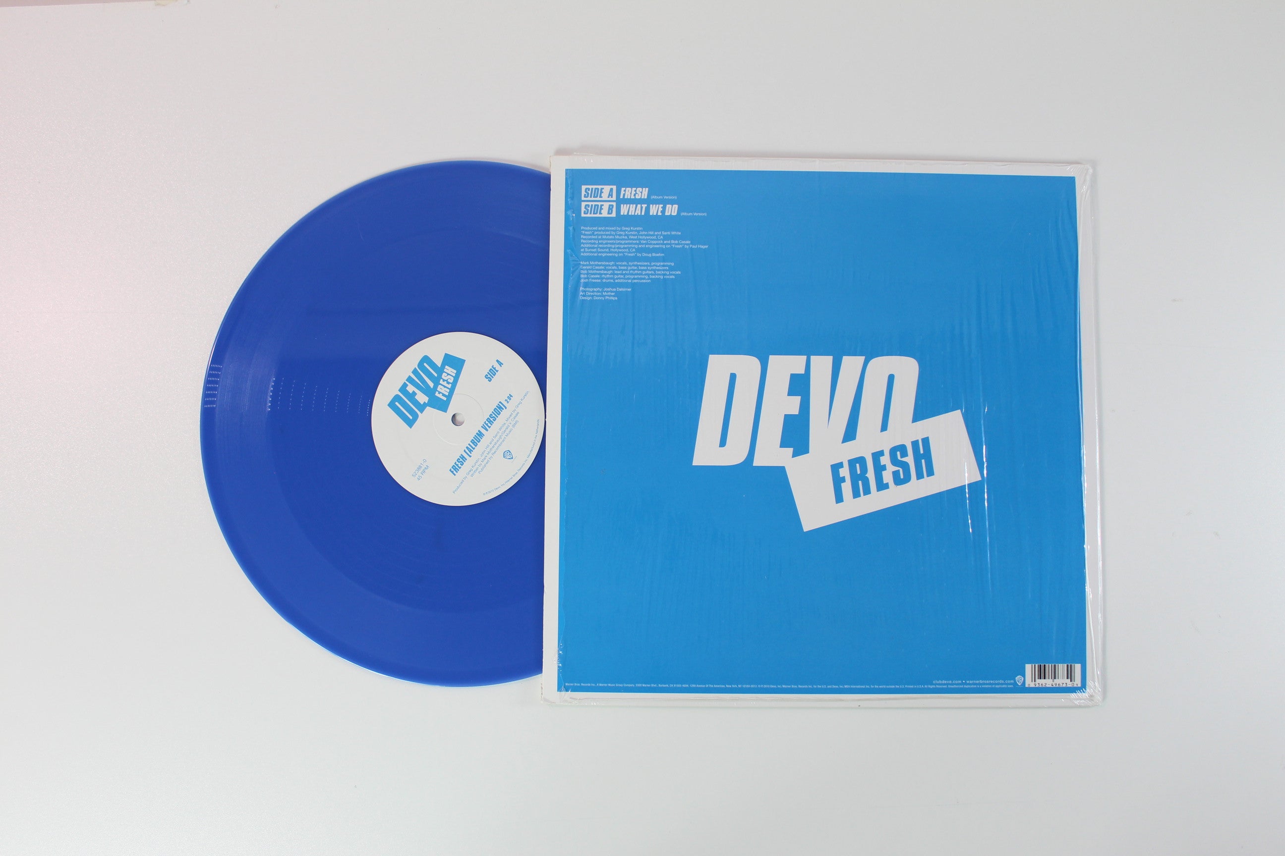 Devo - Fresh on Warner Bros RSD 2010 Blue Vinyl 45 RPM 12" Single
