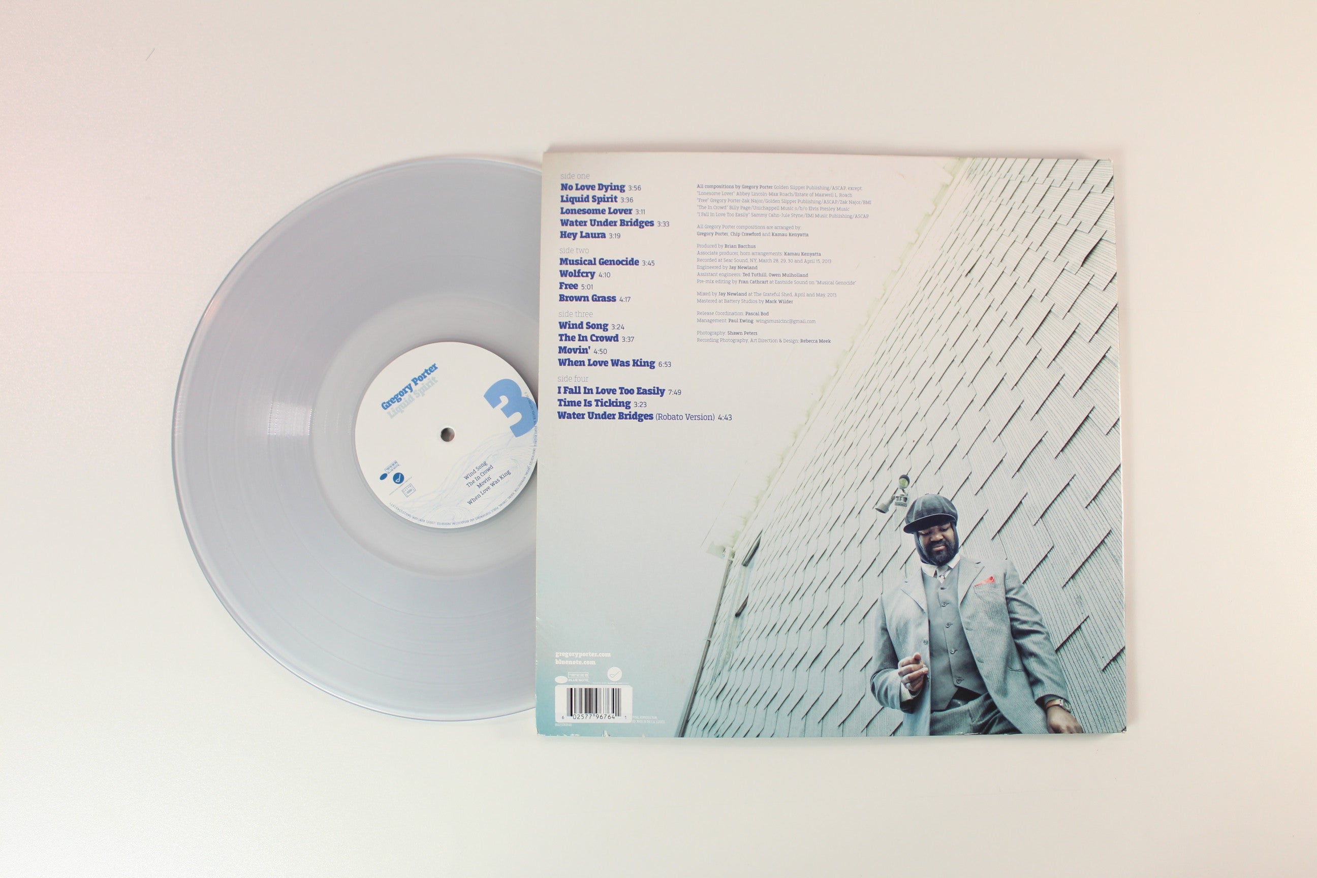Gregory Porter - Liquid Spirit on Blue Note - Clear Vinyl