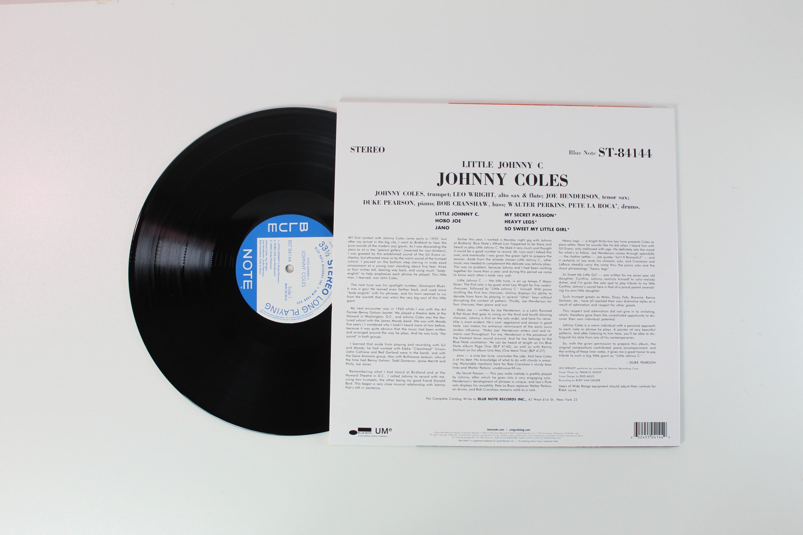 Johnny Coles - Little Johnny C on Blue Note Classic Vinyl Series Reissue