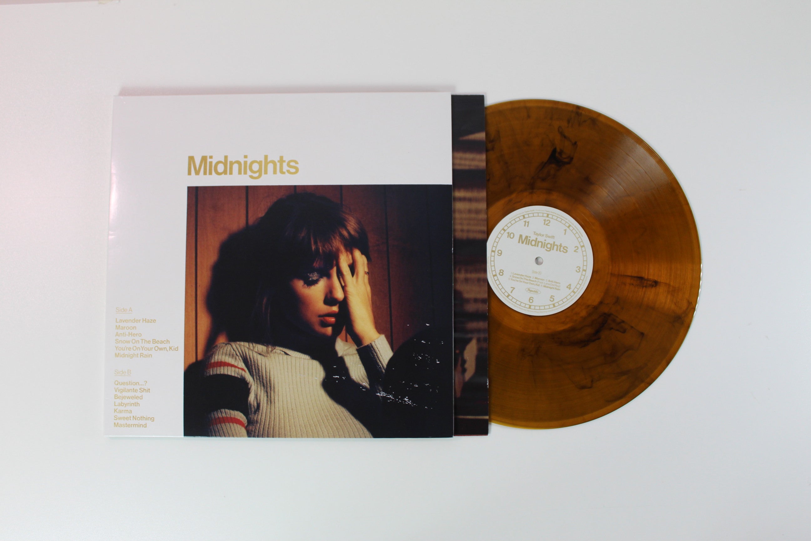 Taylor Swift - Midnights on Republic Mahogany Marbled Vinyl