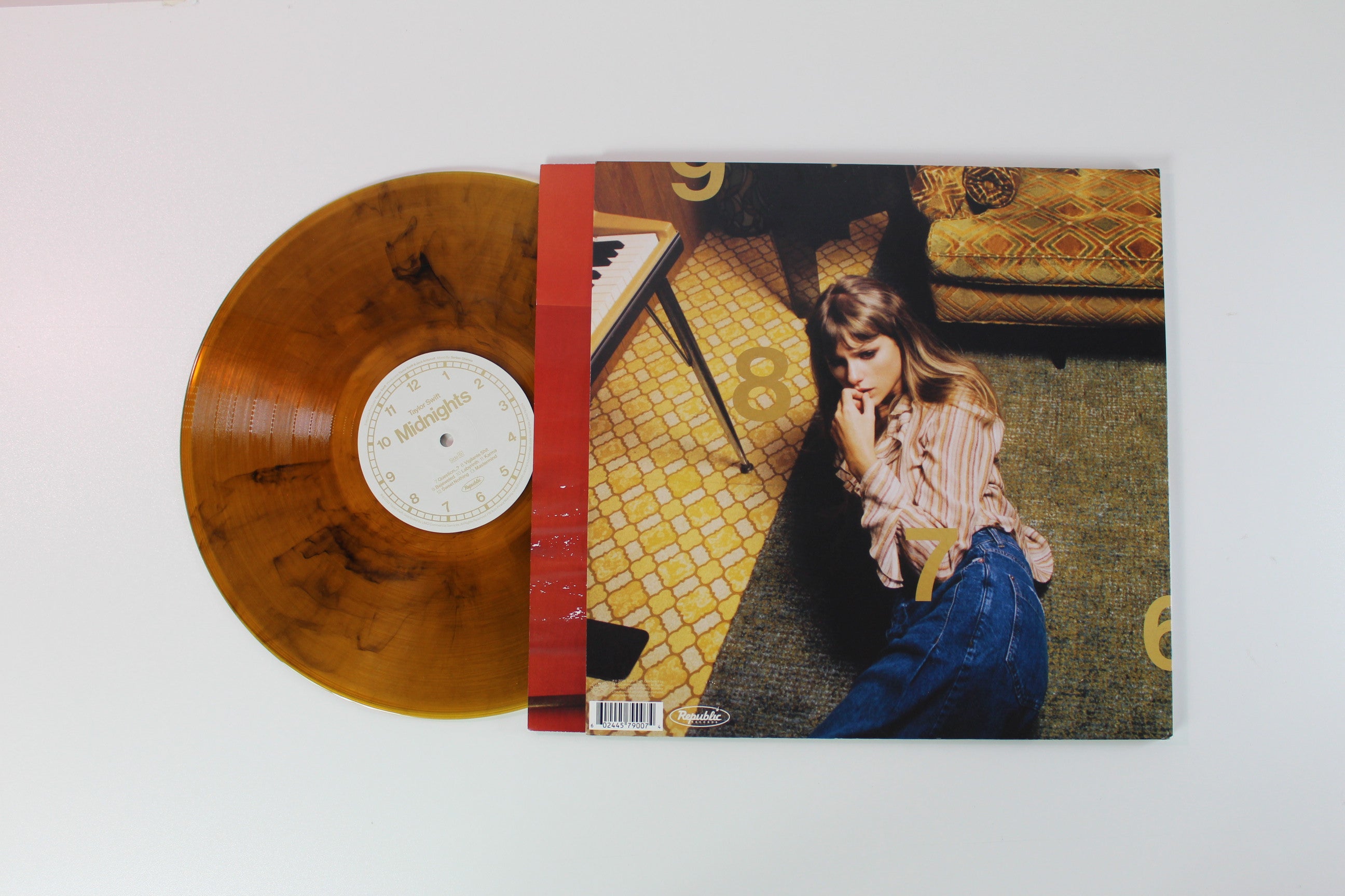 Taylor Swift - Midnights on Republic Mahogany Marbled Vinyl