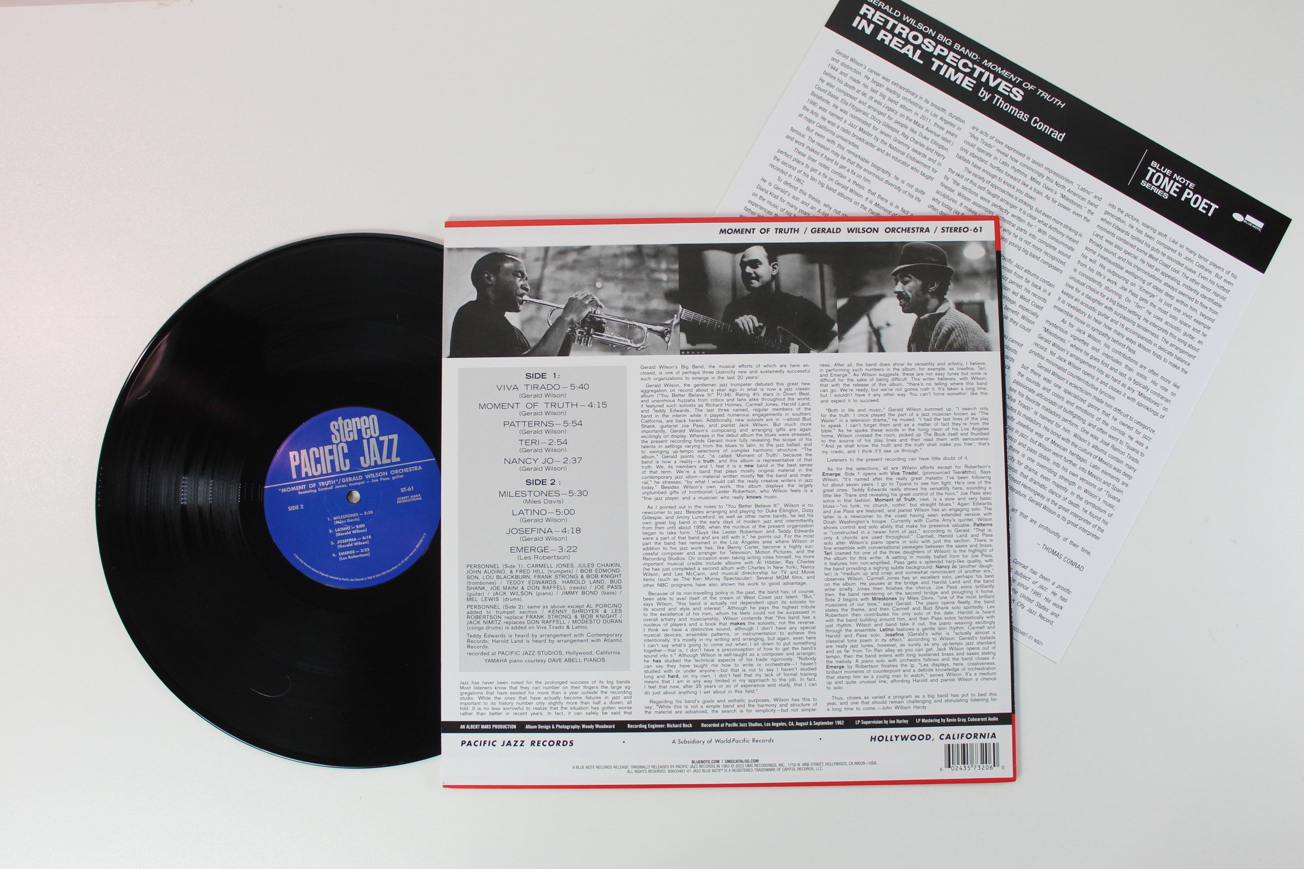 Gerald Wilson Orchestra - Moment Of Truth on Pacific Jazz Blue Note Tone Poet Series Reissue