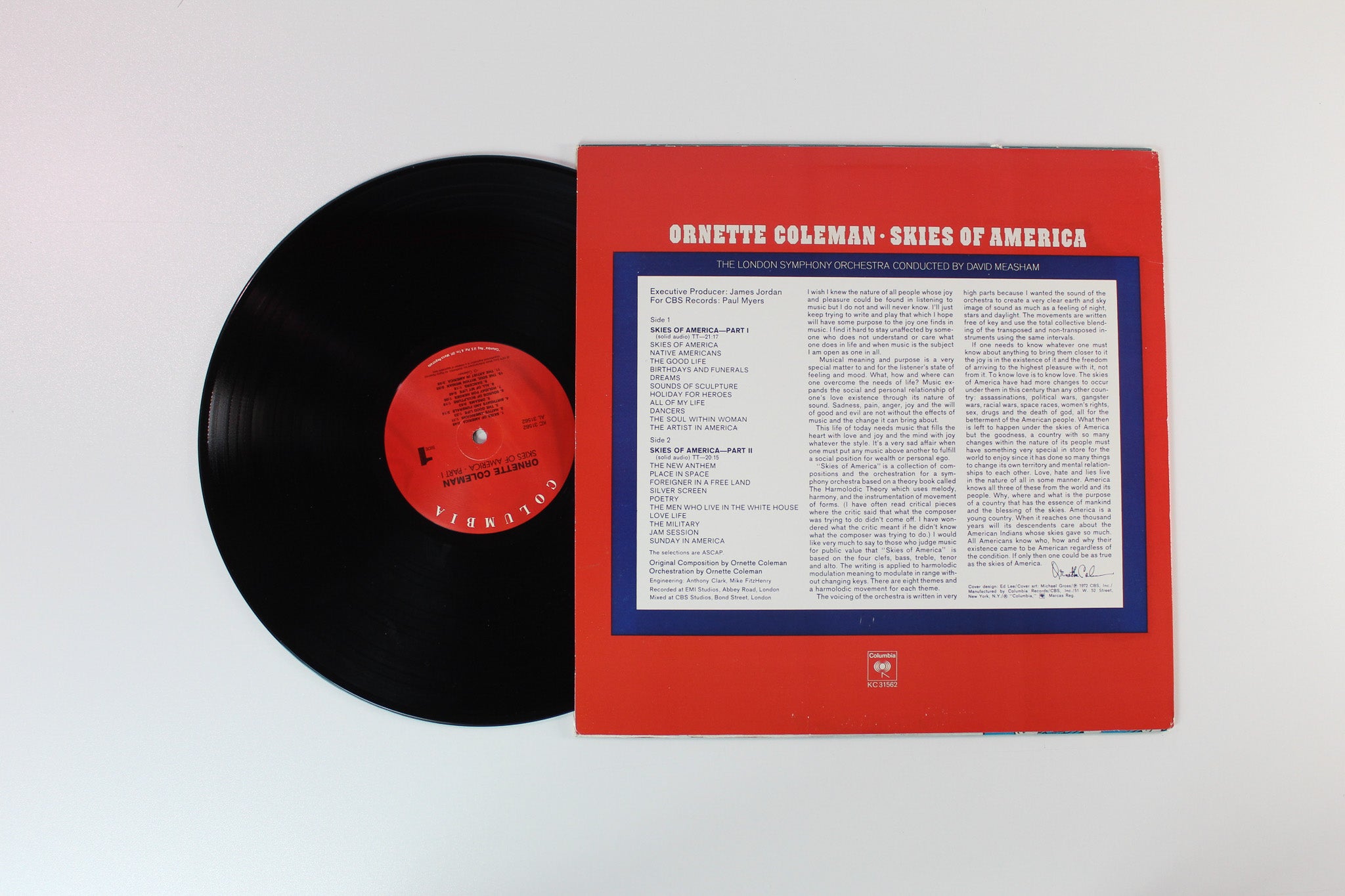 Ornette Coleman - Skies Of America on Columbia Reissue