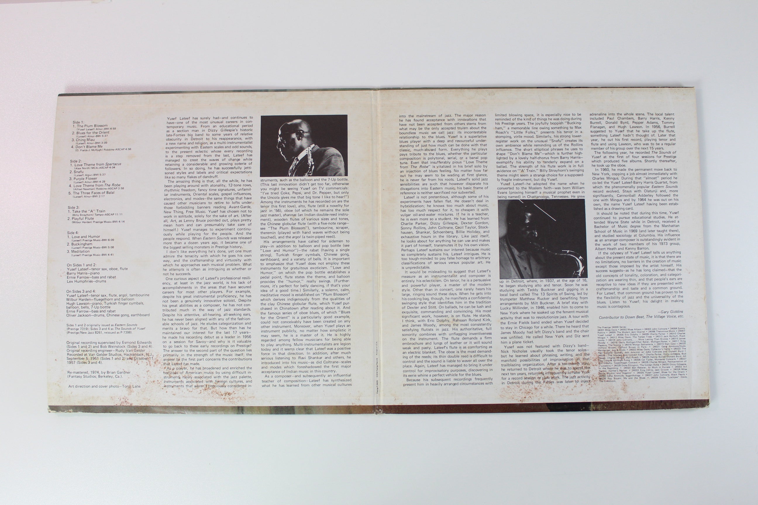 Yusef Lateef - Blues For The Orient on Prestige