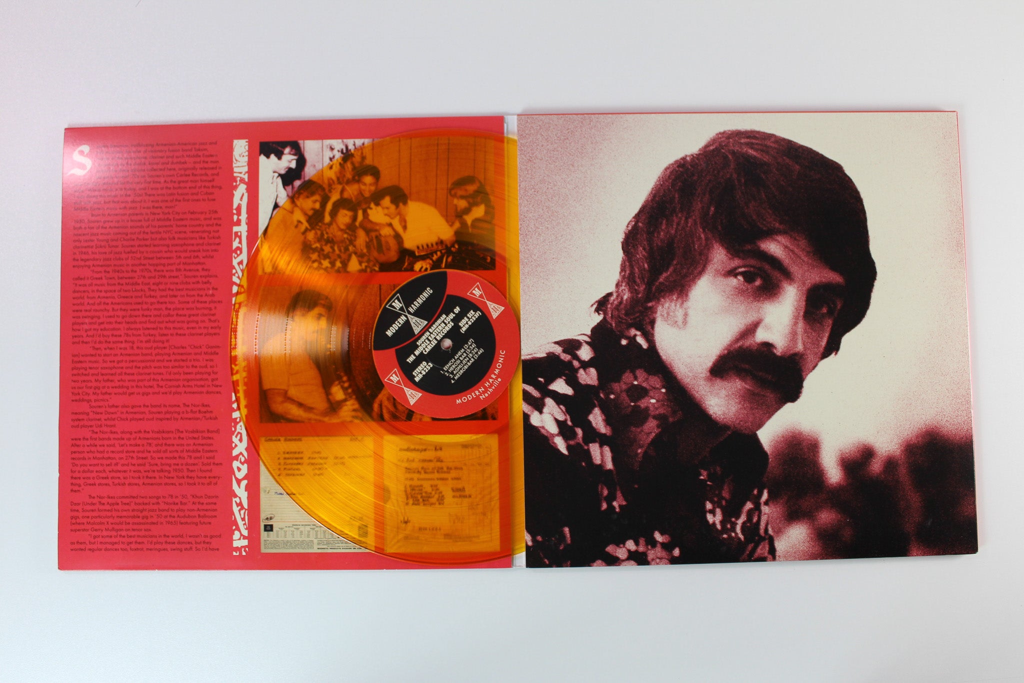 Souren Baronian - The Middle Eastern Soul Of Carlee Records on Modern Harmonic RSD 2022 Gold Vinyl Reissue