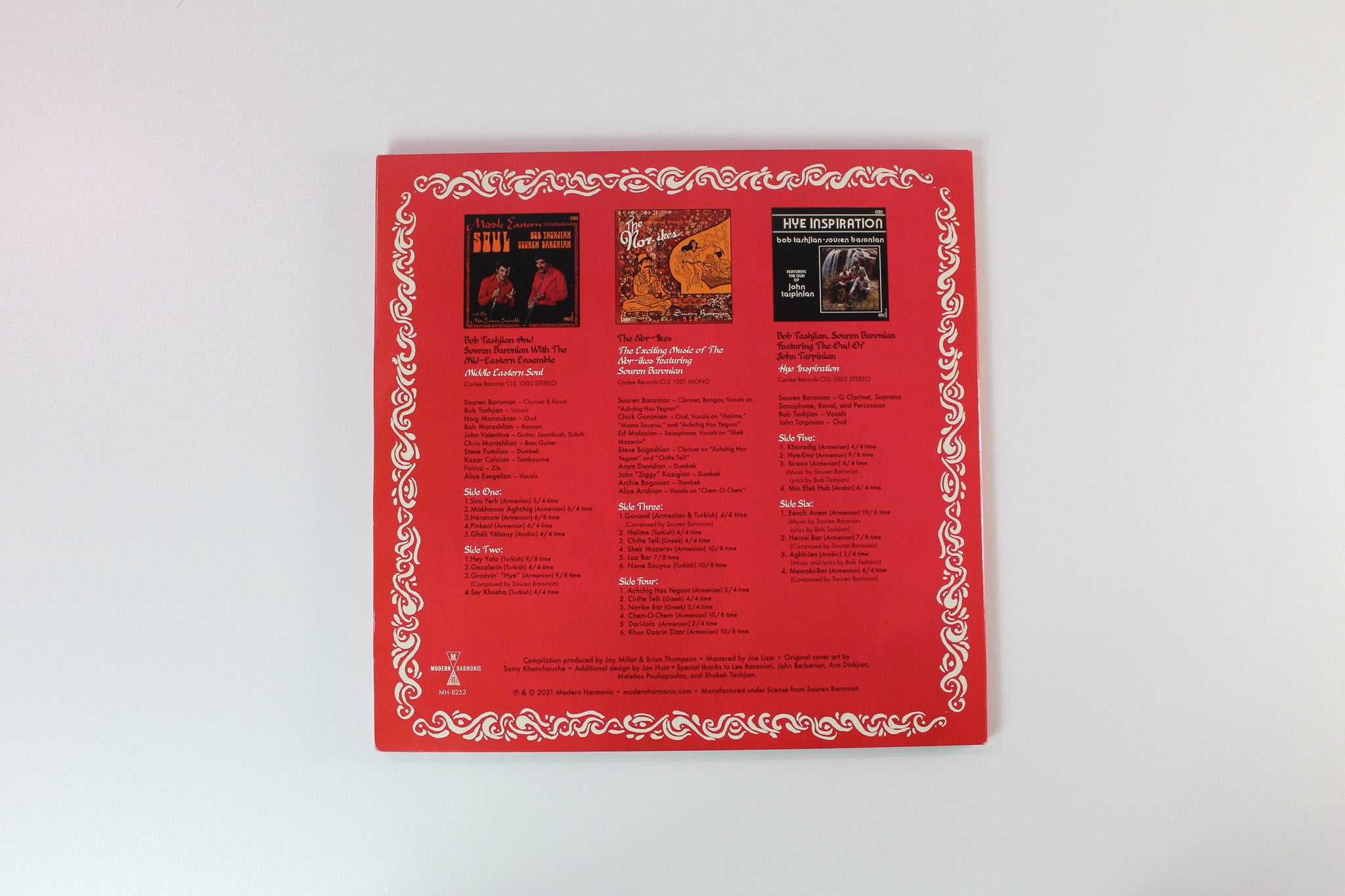 Souren Baronian - The Middle Eastern Soul Of Carlee Records on Modern Harmonic RSD 2022 Gold Vinyl Reissue