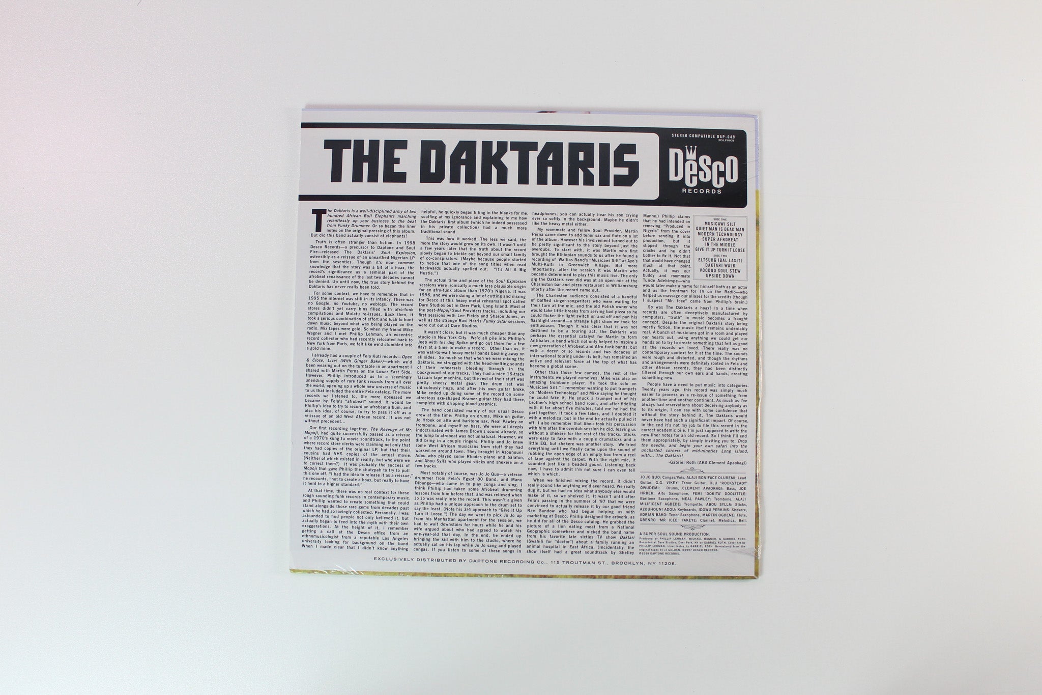 The Daktaris - Soul Explosion on Daptone Desco Sealed