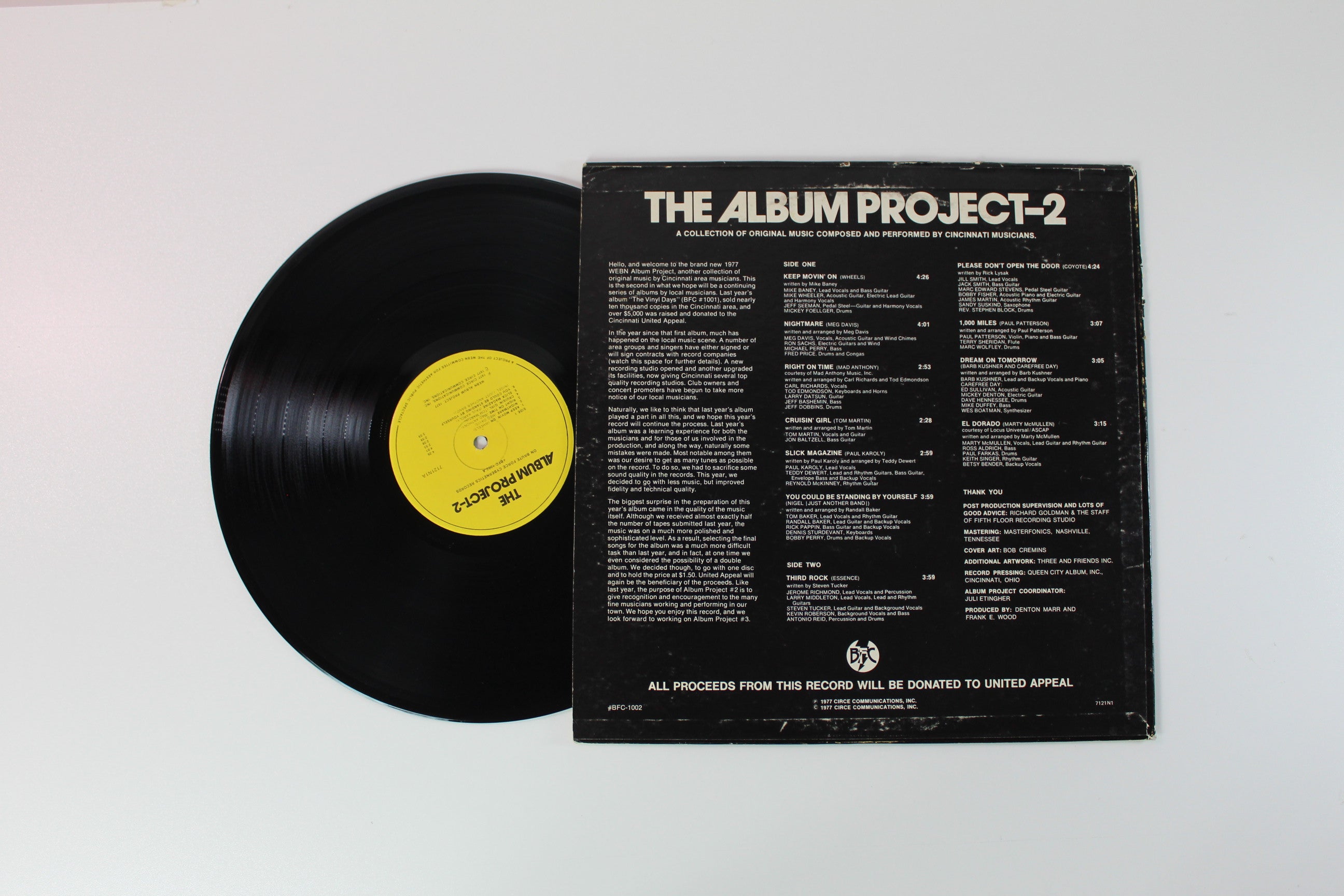 Various - WEBN - The Album Project #2 on BFC Essence Third Rock