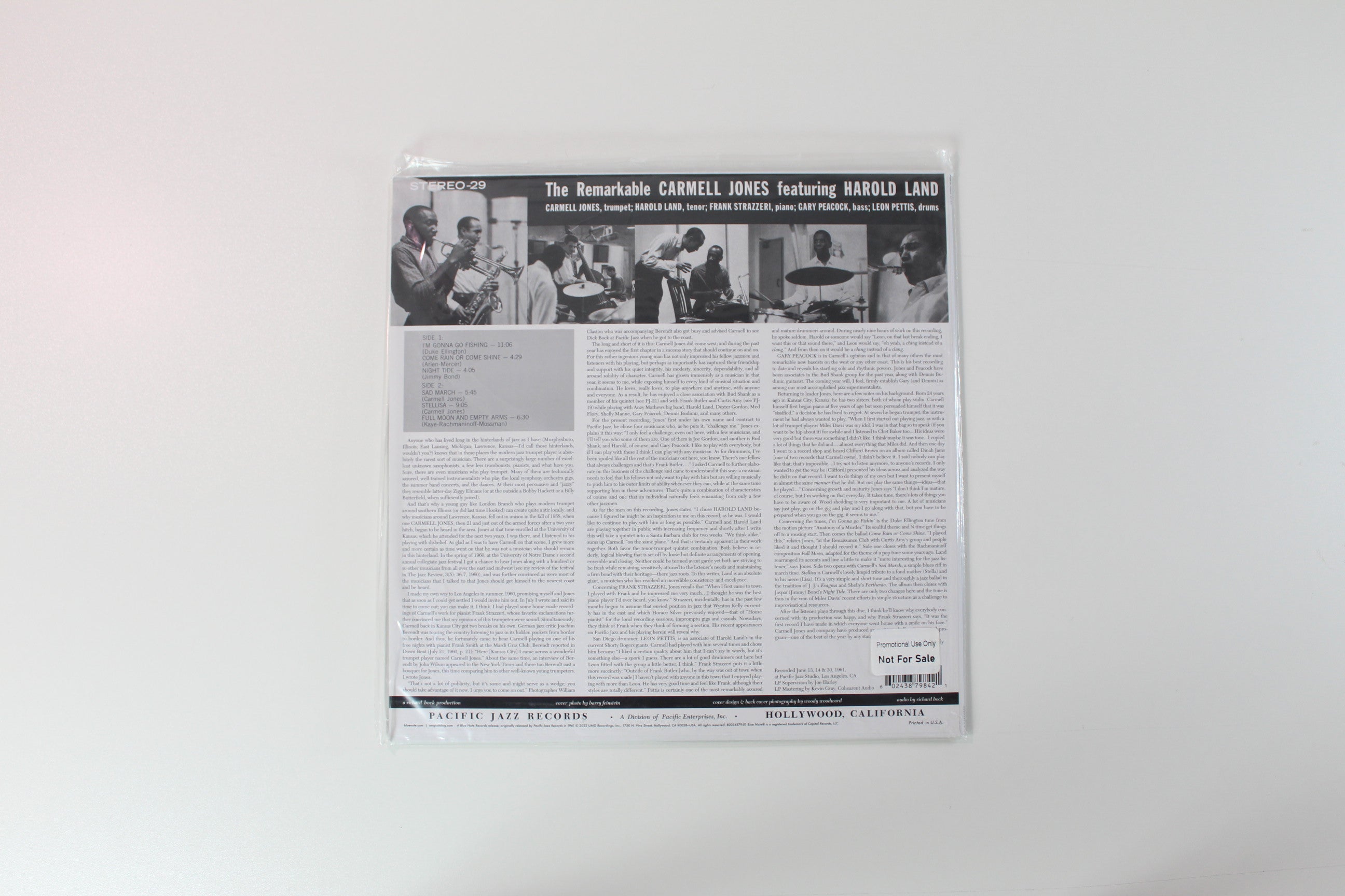 Carmell Jones - The Remarkable Carmell Jones Blue Note Tone Poet Series Reissue Sealed