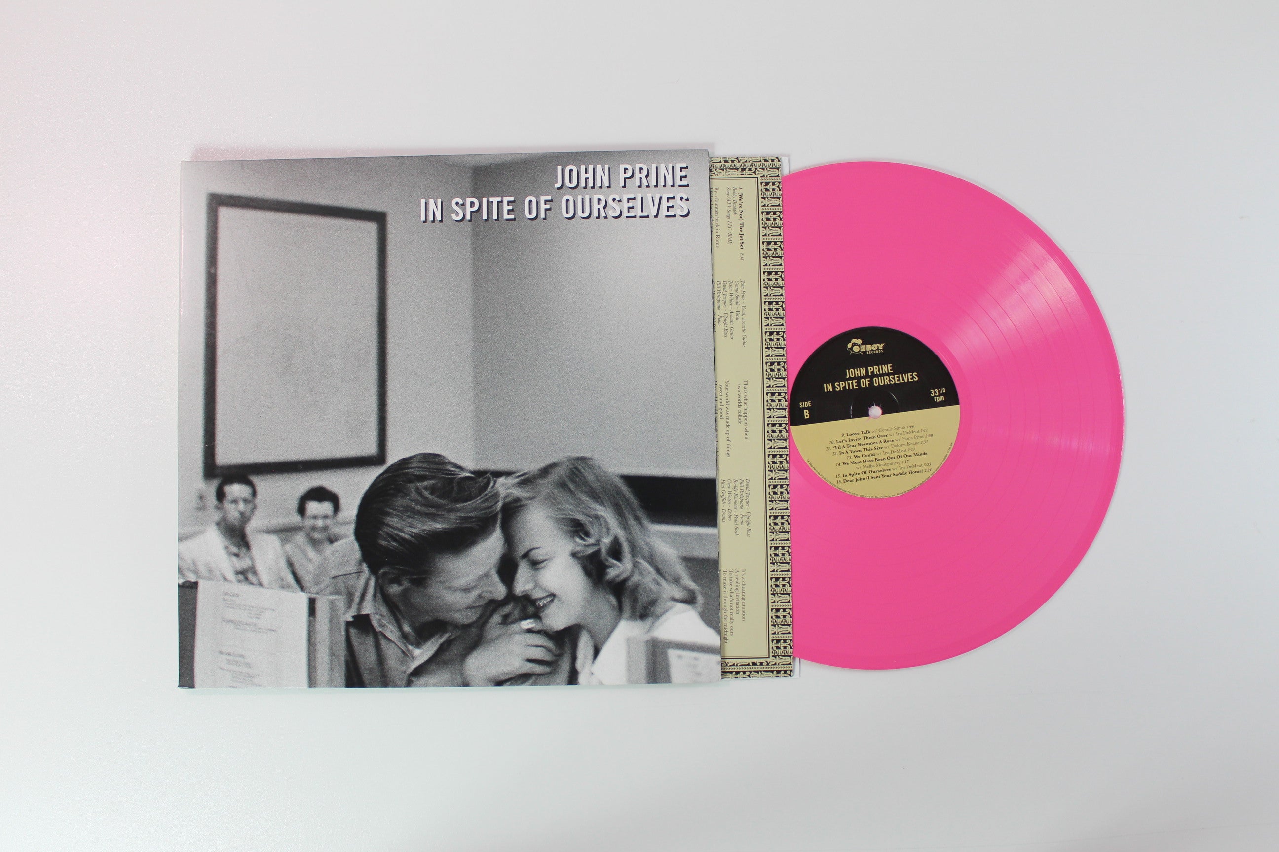 John Prine - In Spite Of Ourselves on Oh Boy Ltd Pink Vinyl Reissue