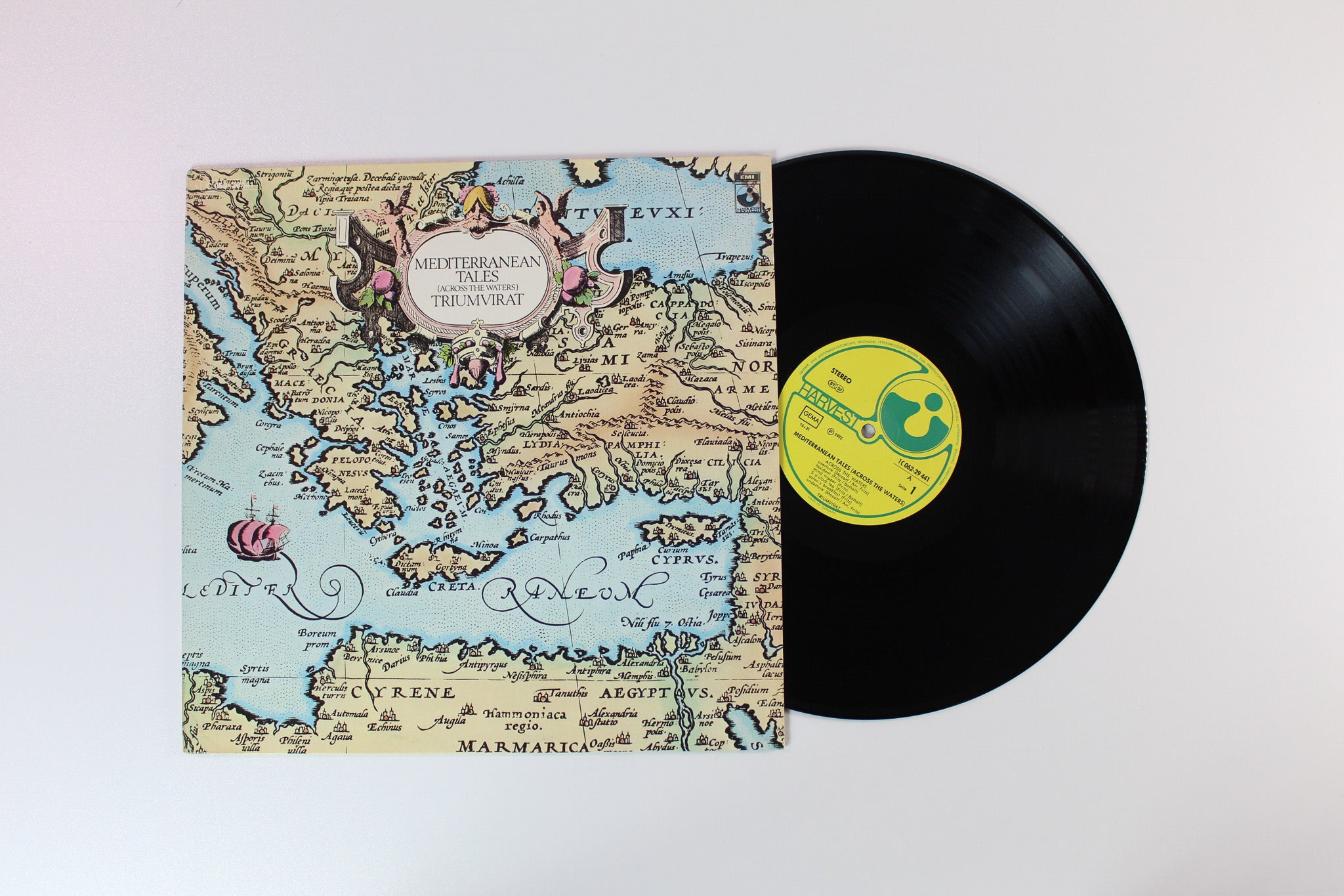 Triumvirat - Mediterranean Tales (Across The Waters) on Harvest German Pressing