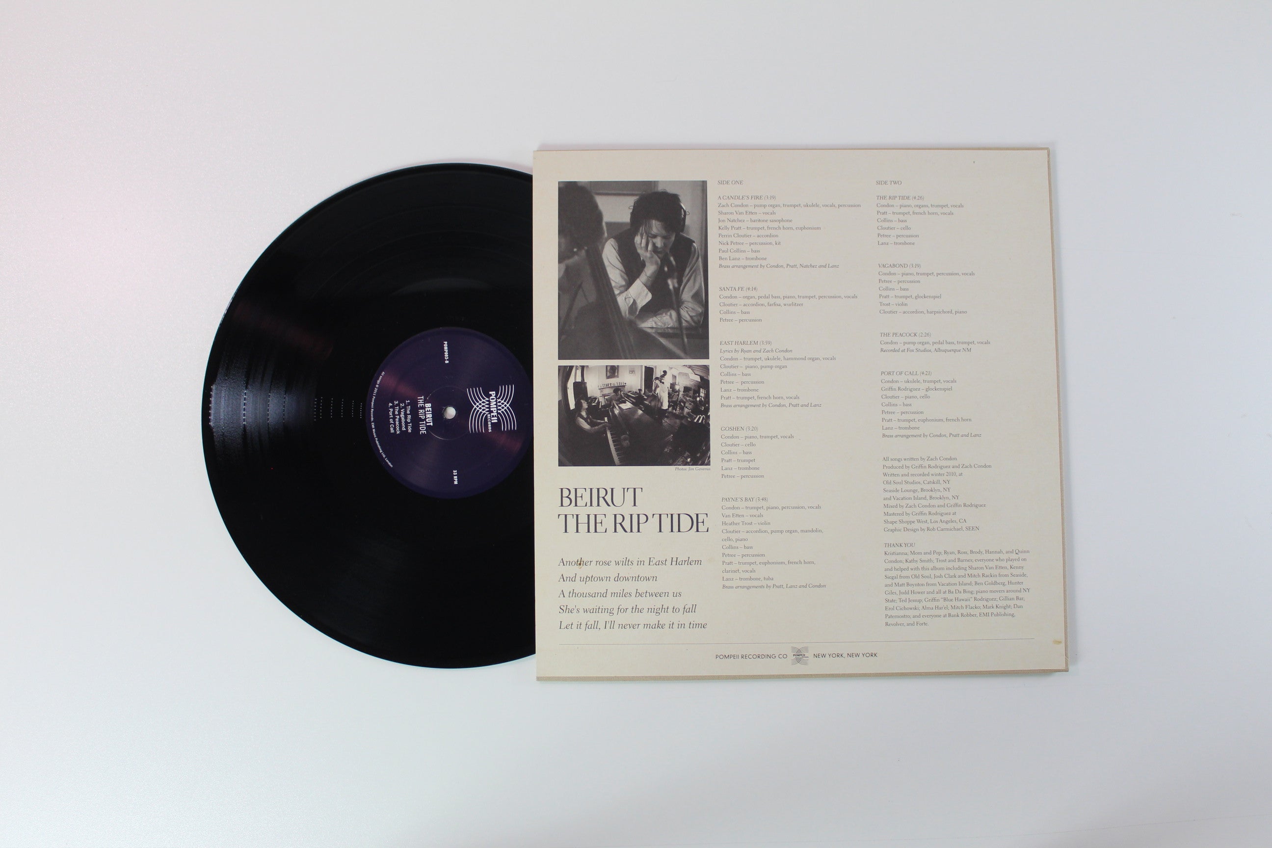 Beirut - The Rip Tide on Pompeii Special Edition