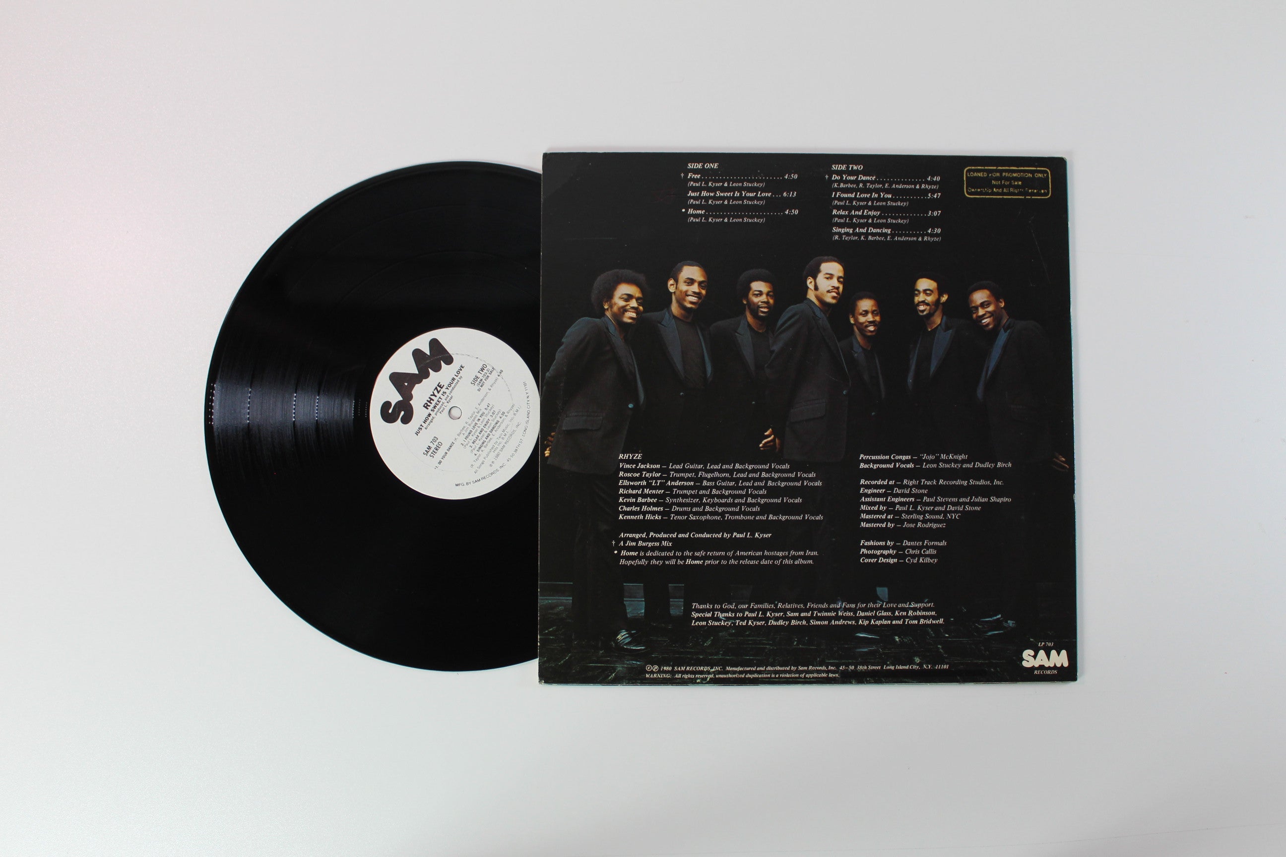 Rhyze - Just How Sweet Is Your Love on SAM Promo