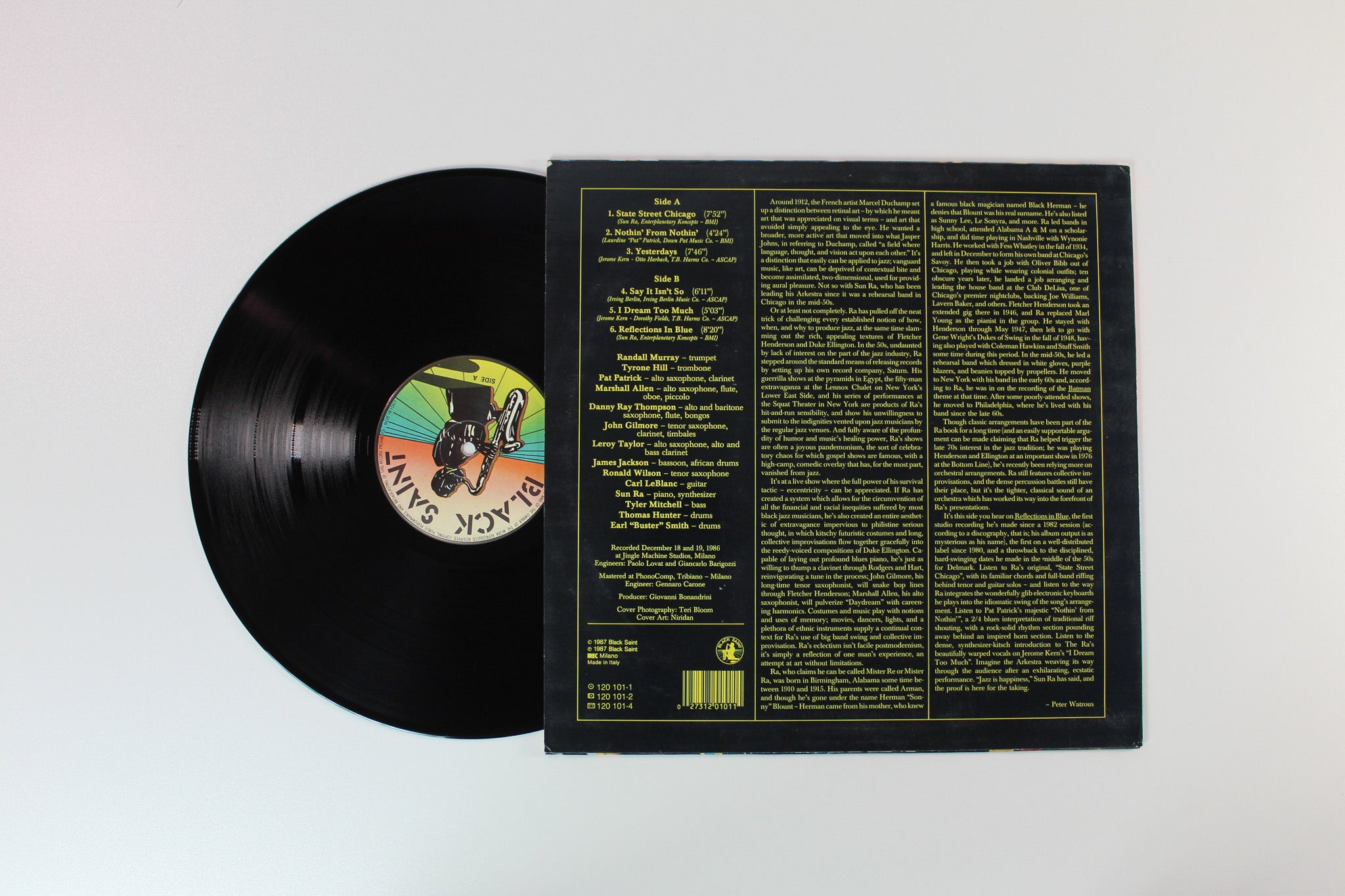 The Sun Ra Arkestra - Reflections In Blue on Black Saint Italian Reissue