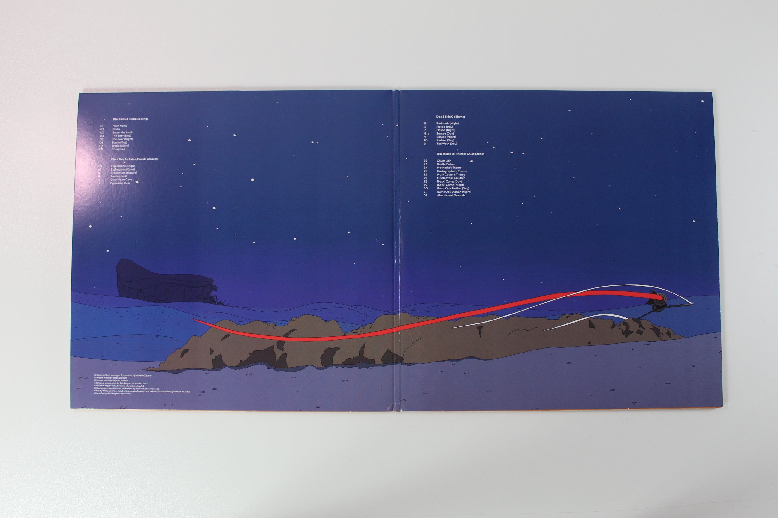 Japanese Breakfast - Sable (Video Game Soundtrack) on Masterworks Ltd Blue / Yellow Translucent Marble