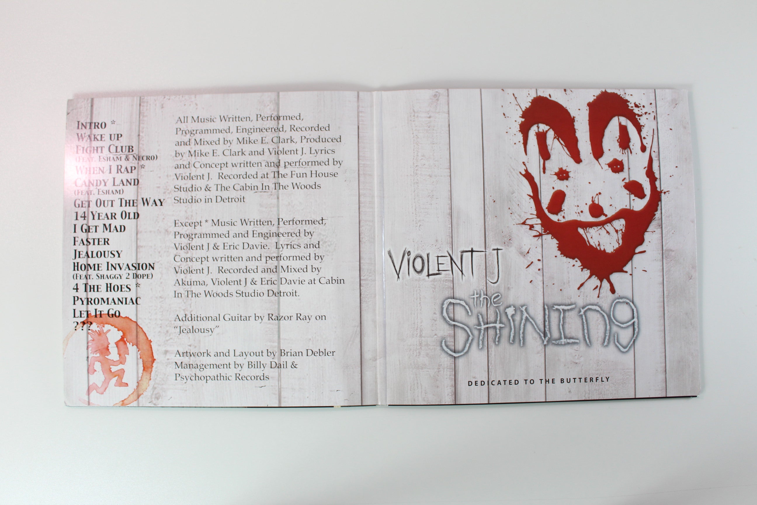 Violent J - The Shining (10th Anniversary Edition) on Psychopathic Glow In The Dark Vinyl Reissue