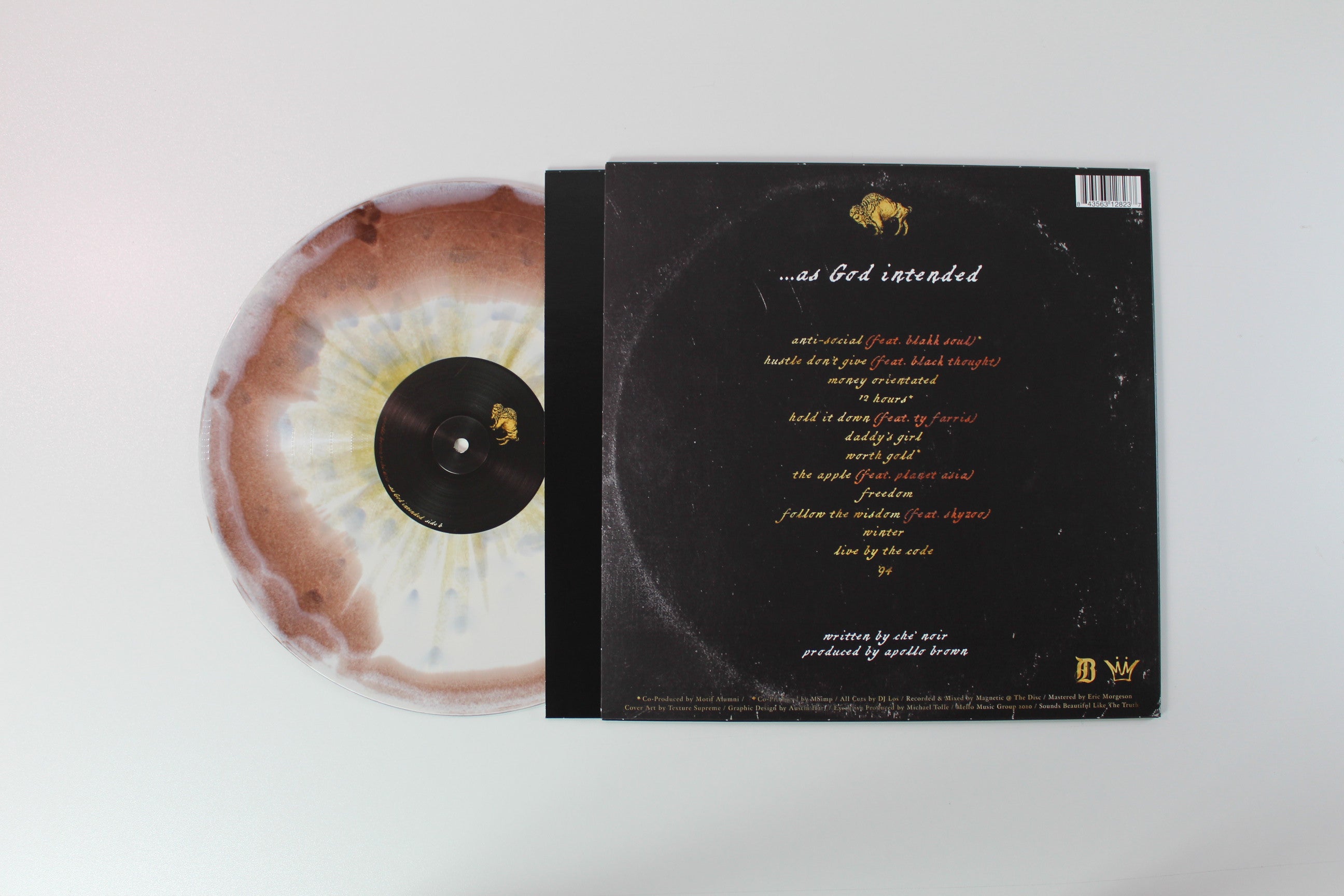 Apollo Brown - ...As God Intended on Mello Music Group Brown & Bone Edition Reissue
