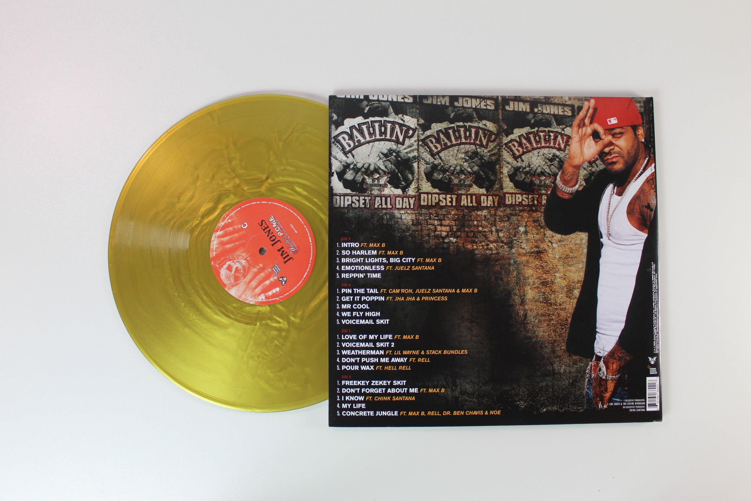 Jim Jones - Hustler's P.O.M.E. (Product Of My Environment) on Diplomats / Koch - Gold Vinyl