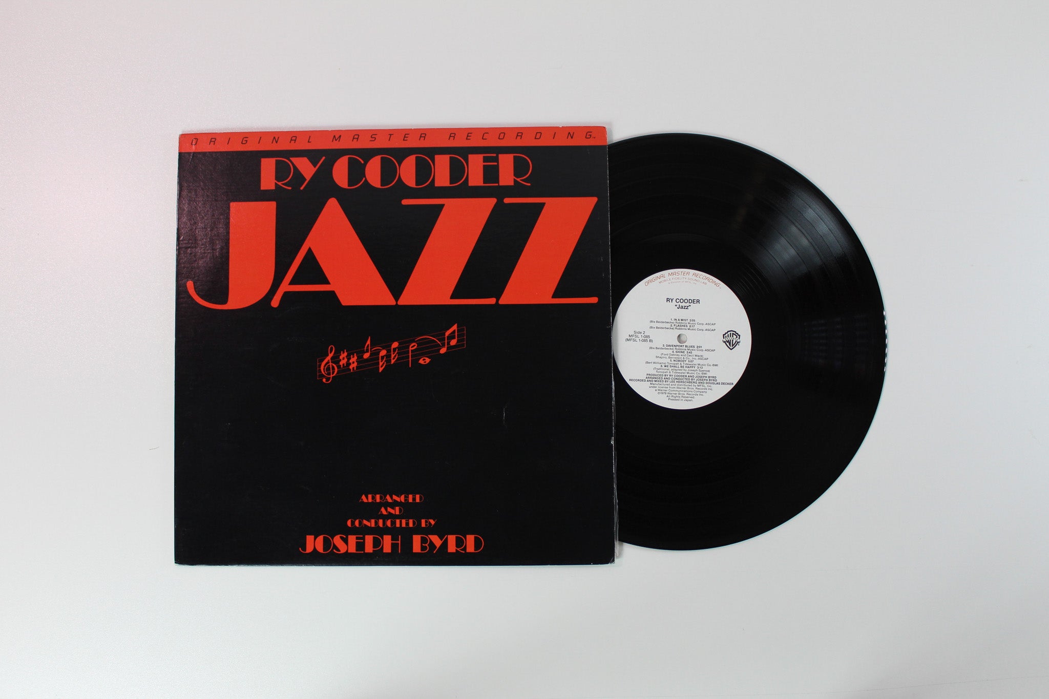 Ry Cooder - Jazz on Mobile Fidelity Sound Lab Ltd Reissue