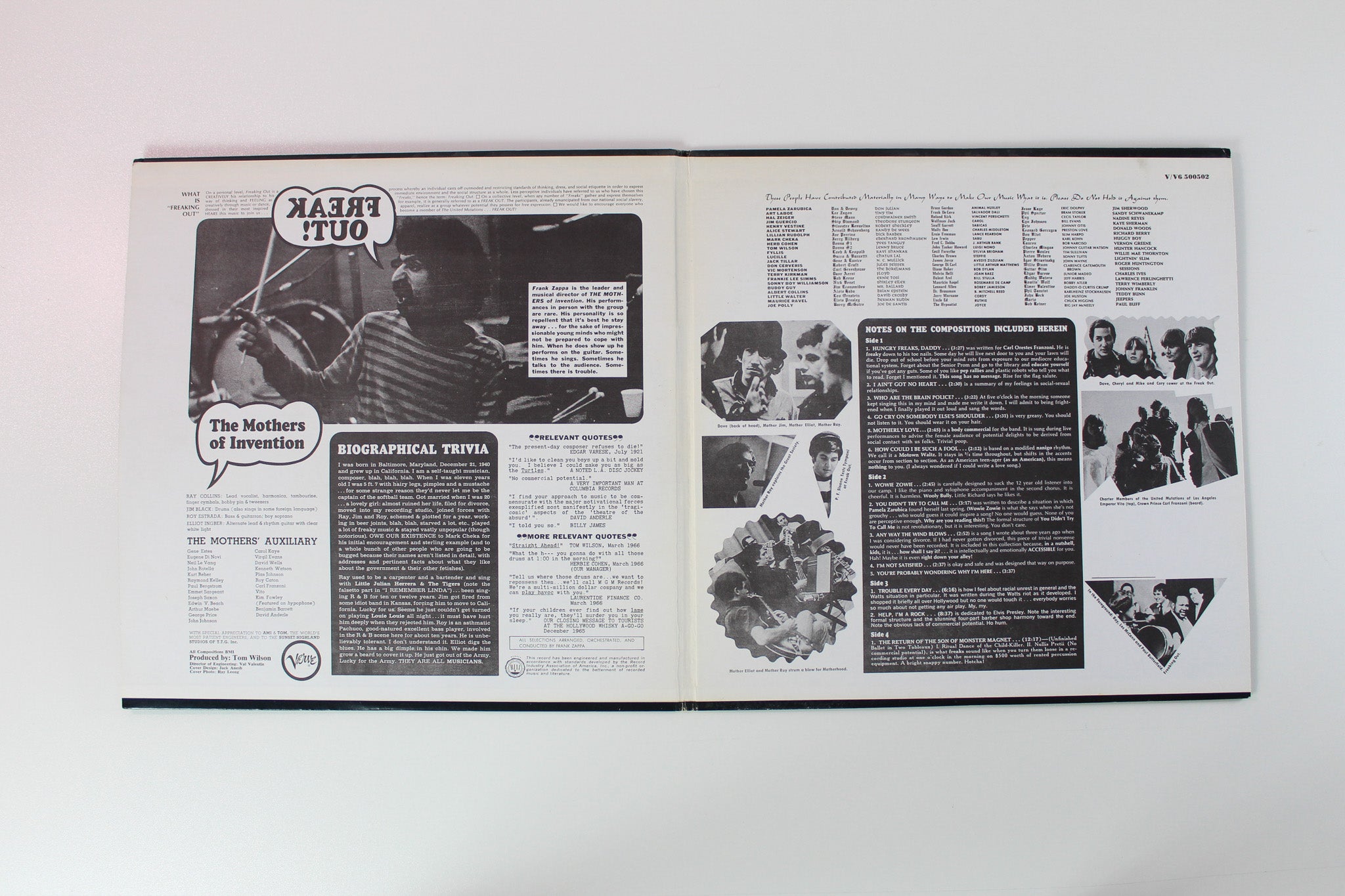 The Mothers - Freak Out! on Verve Stereo