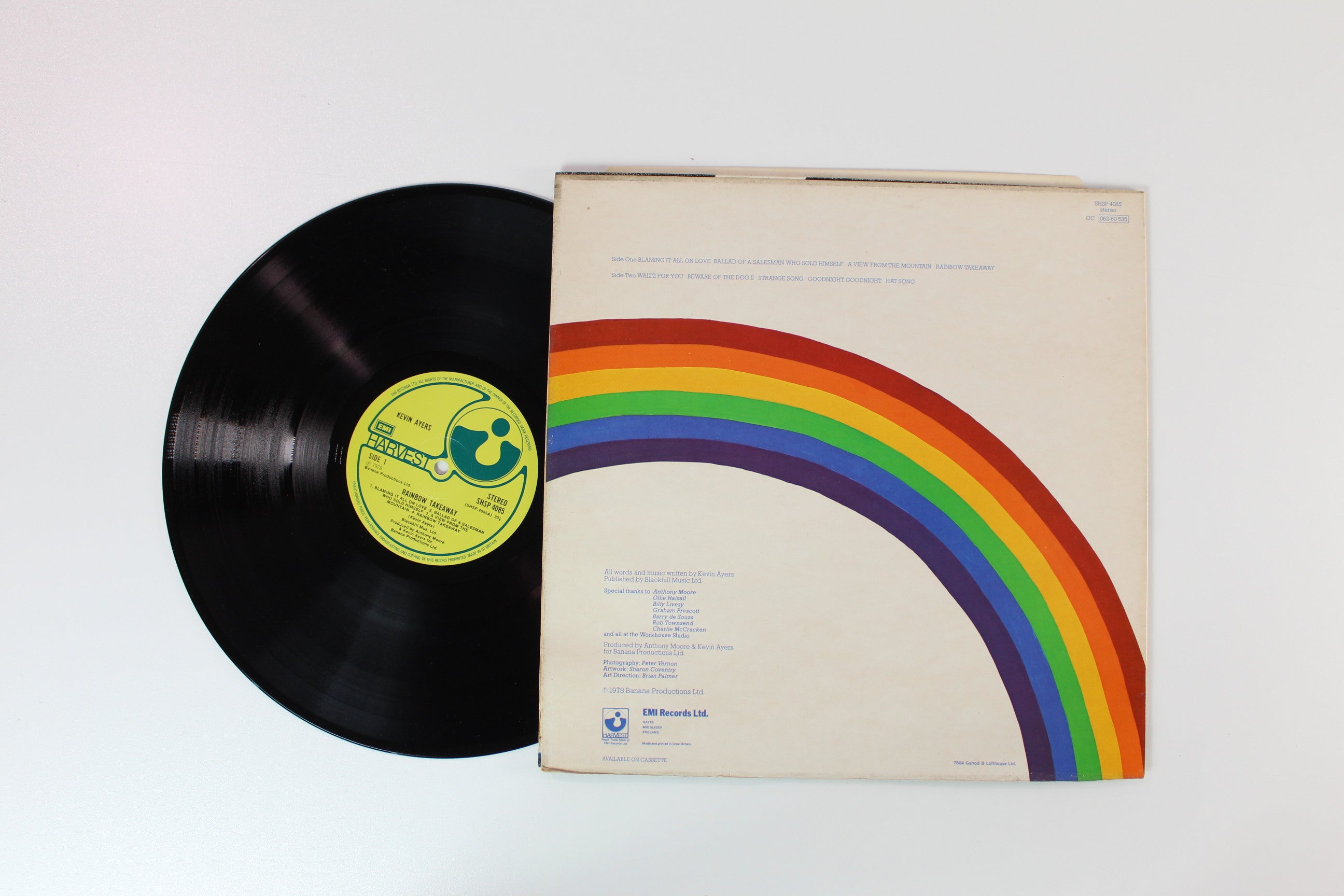 Kevin Ayers - Rainbow Takeaway on Harvest - UK pressing
