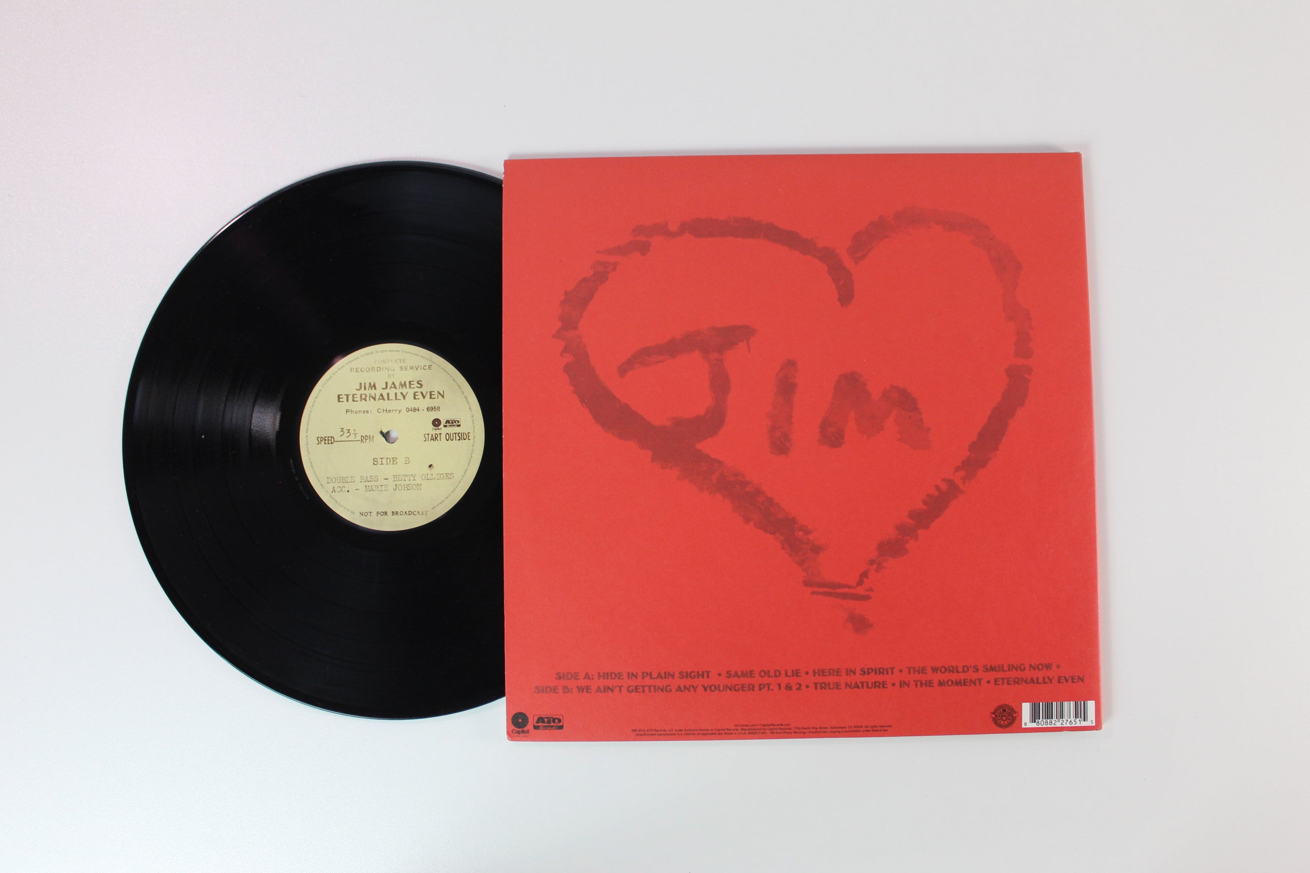 Jim James - Eternally Even on Capitol Records / ATO