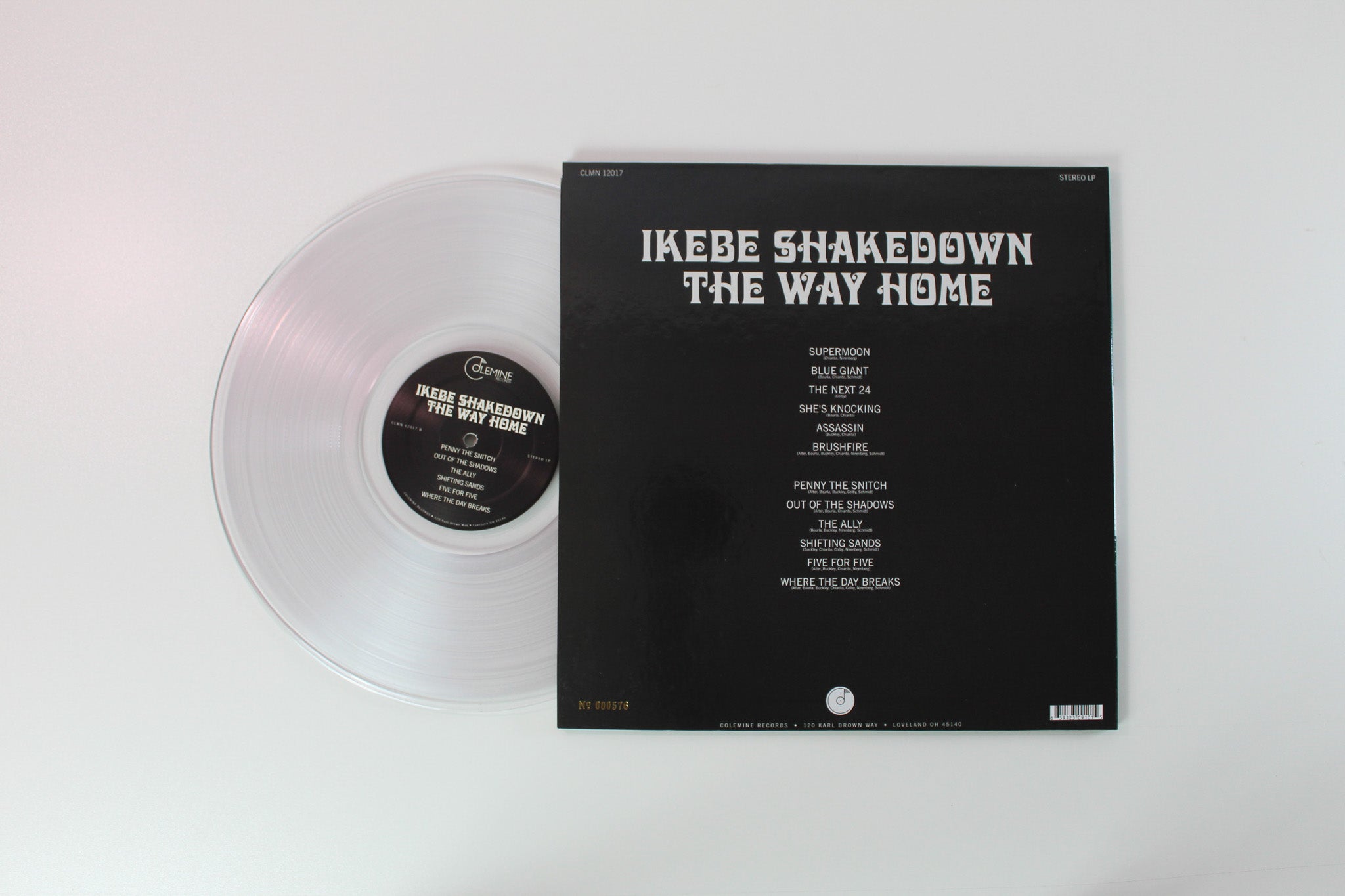 Ikebe Shakedown - The Way Home on Colemine Ltd Numbered Clear Vinyl