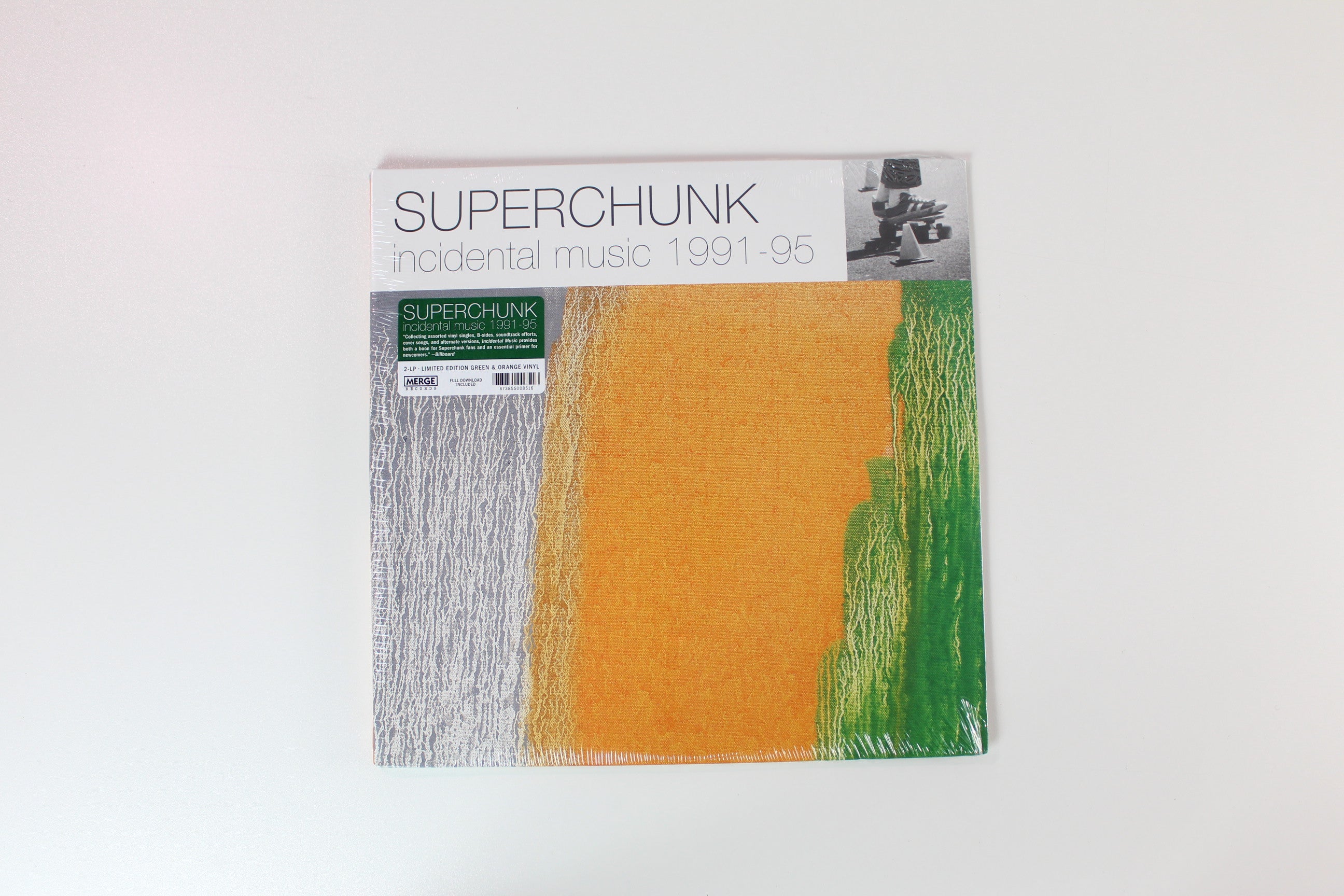 Superchunk - Incidental Music 1991-95 on Merge Records - Sealed Green & Orange Vinyl