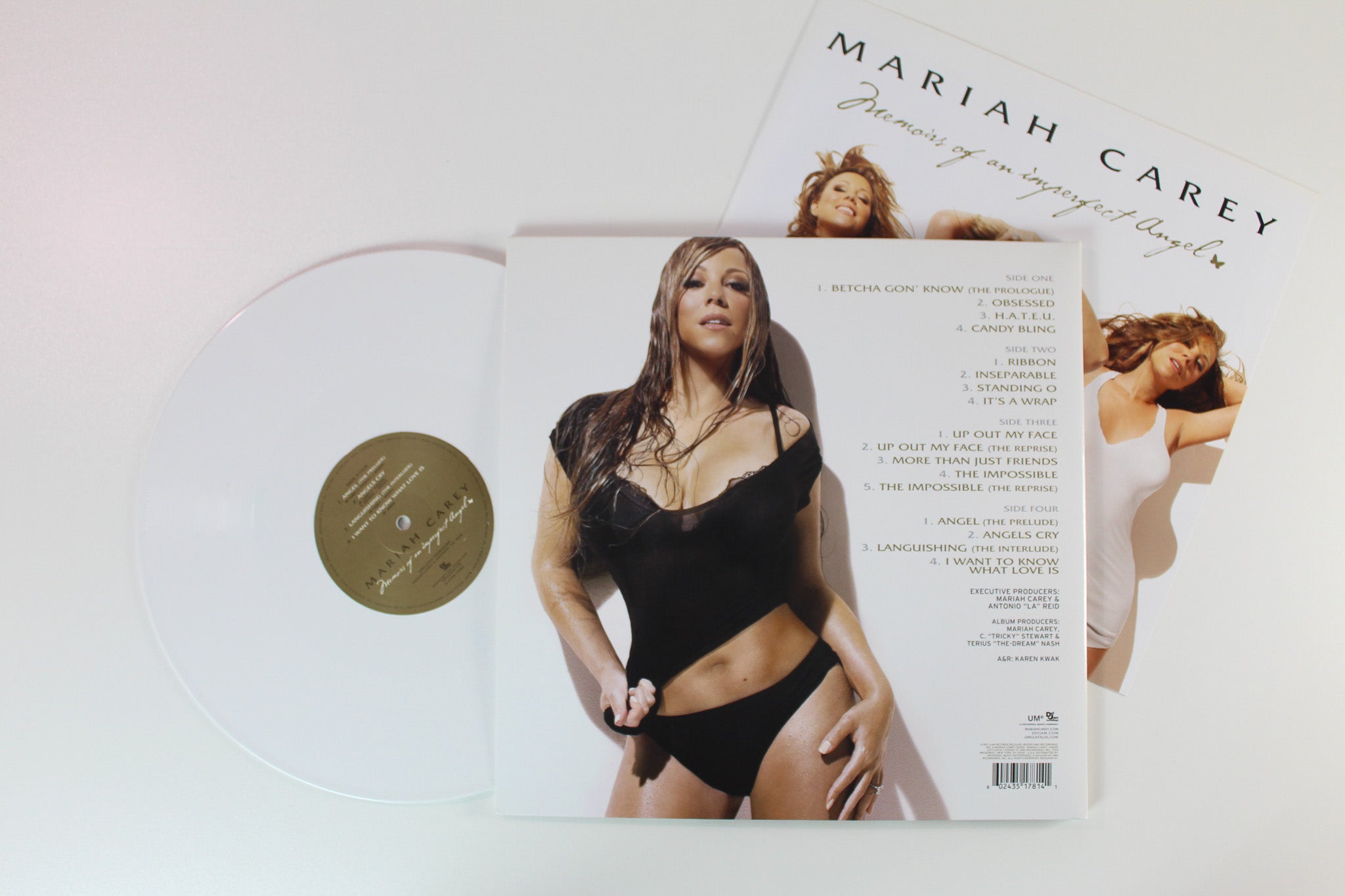 Mariah Carey - Memoirs Of An Imperfect Angel on UME Def Jam Ltd White Vinyl Reissue