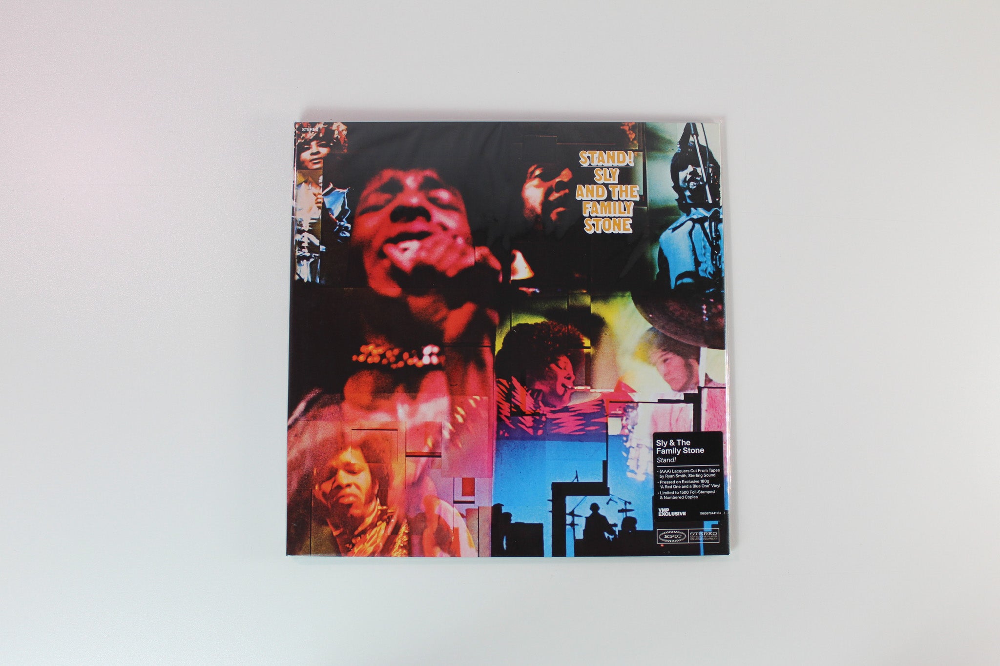 Sly & The Family Stone - Stand! on Epic Vinyl Me Please Ltd Numbered Red & Blue Split Reissue