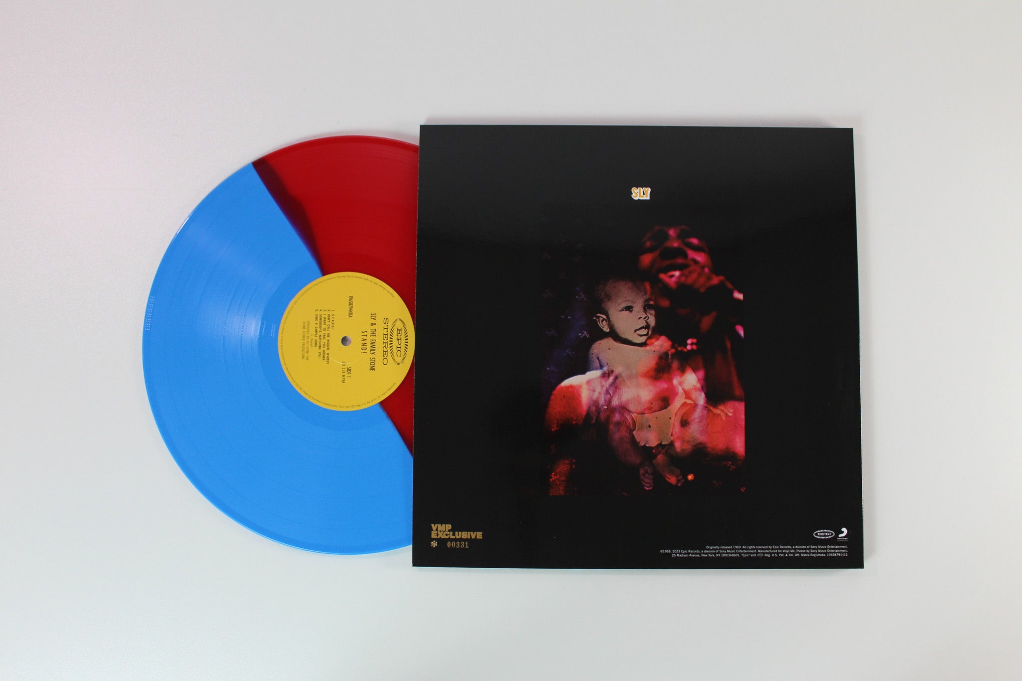 Sly & The Family Stone - Stand! on Epic Vinyl Me Please Ltd Numbered Red & Blue Split Reissue