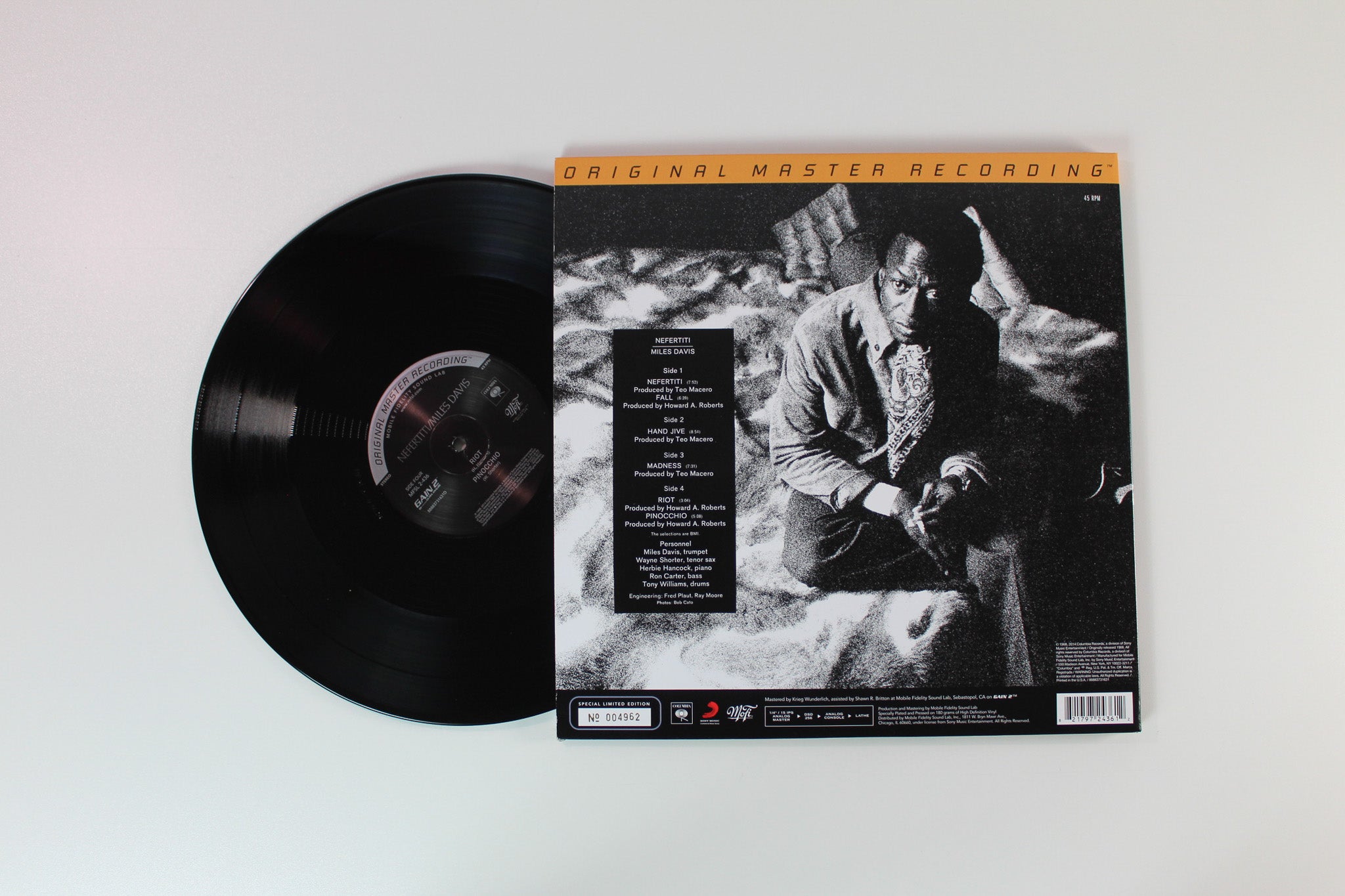 Miles Davis - Nefertiti on Mobile Fidelity Sound Lab Ltd Numbered 180 Gram Reissue