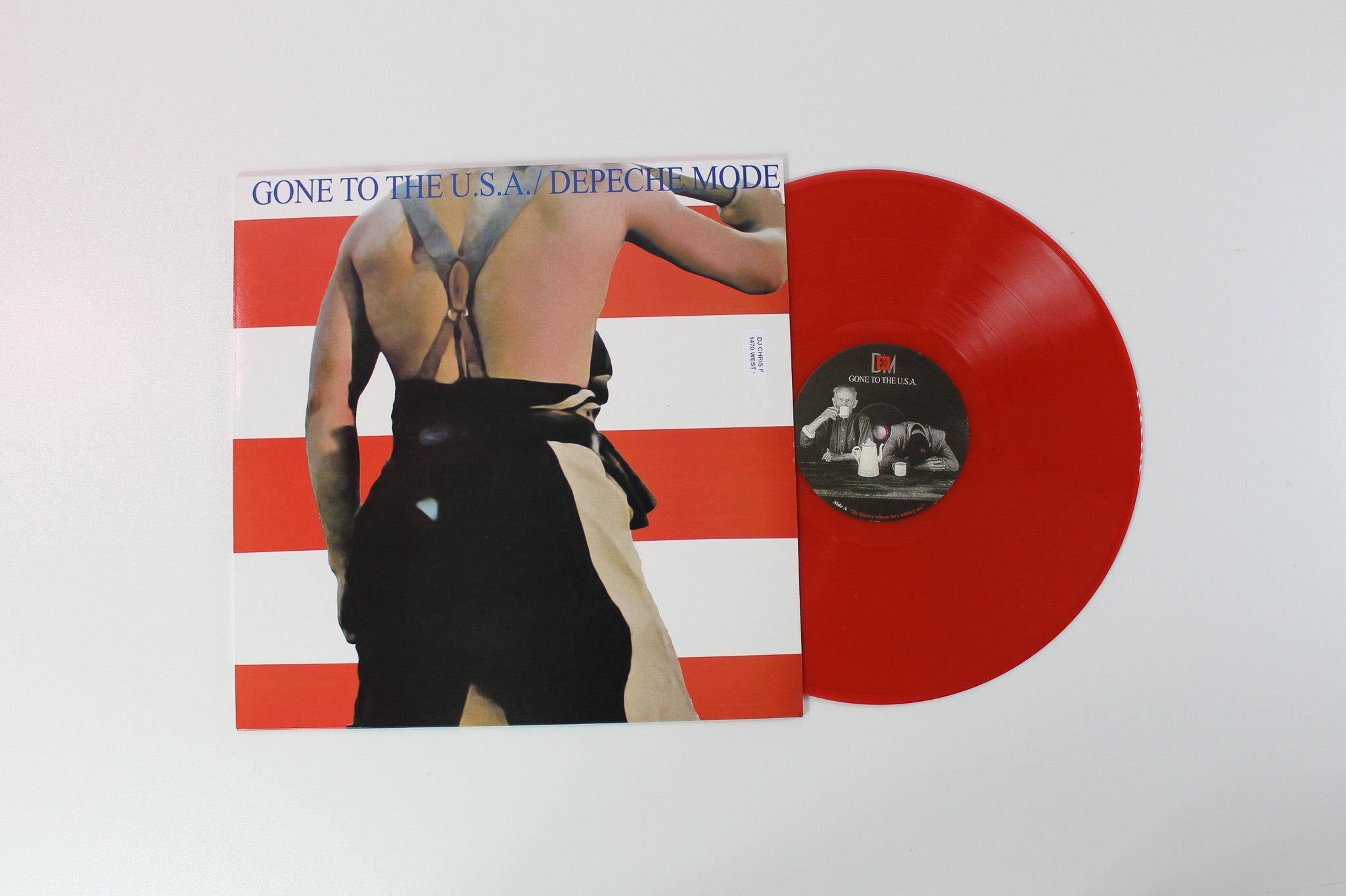 Depeche Mode - Gone To The U.S.A. on Bedroom Productions Red Vinyl Unofficial Pressing