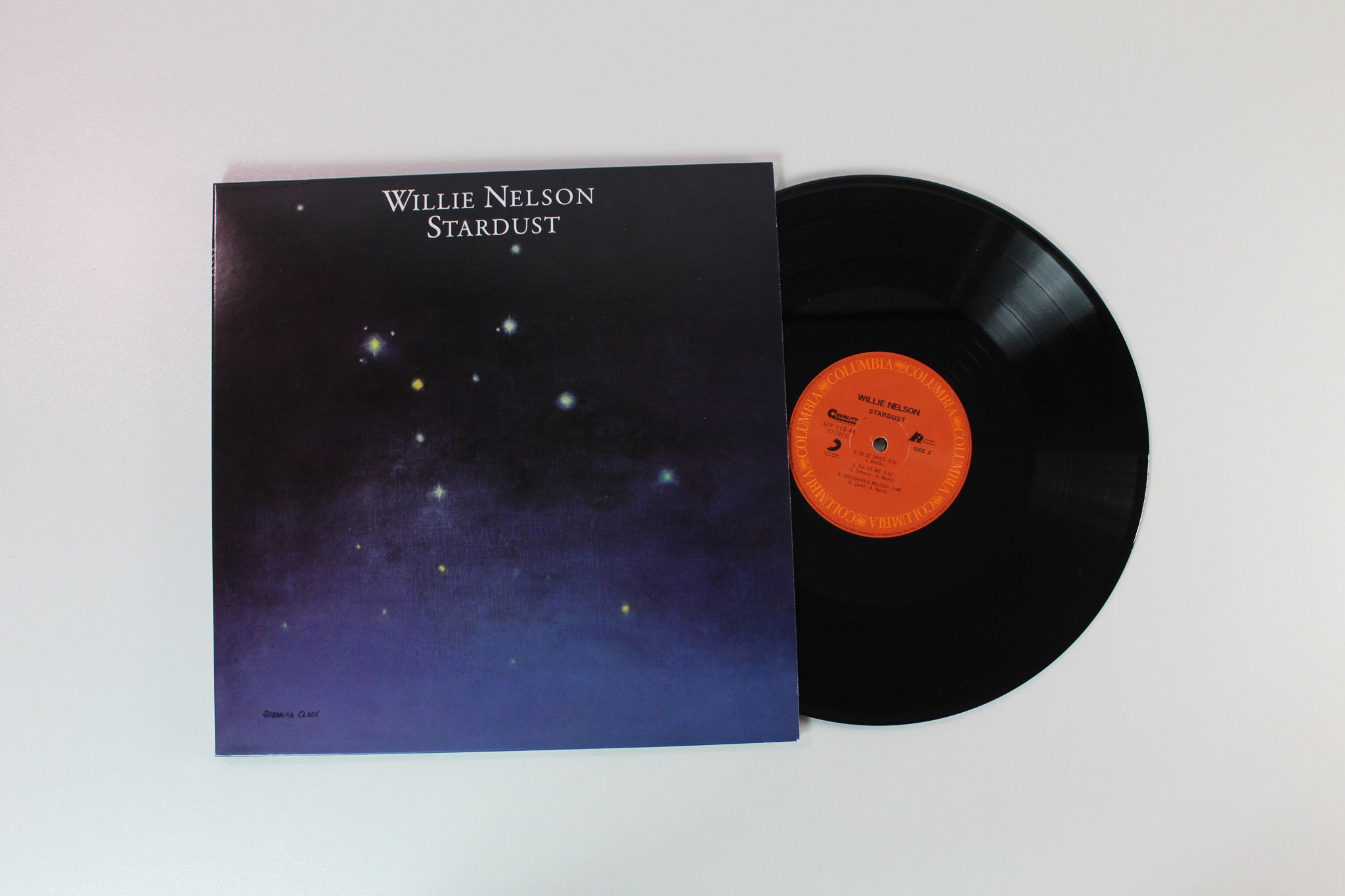 Willie Nelson - Stardust on Columbia Analogue Productions Ltd 45 RPM Reissue