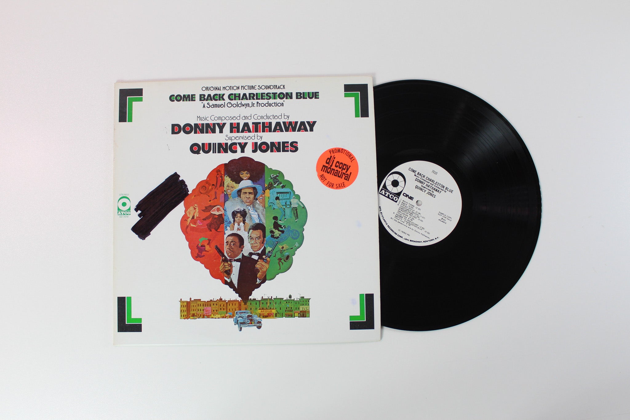 Donny Hathaway - Come Back Charleston Blue (Original Motion Picture Soundtrack) on Atco Mono Promo