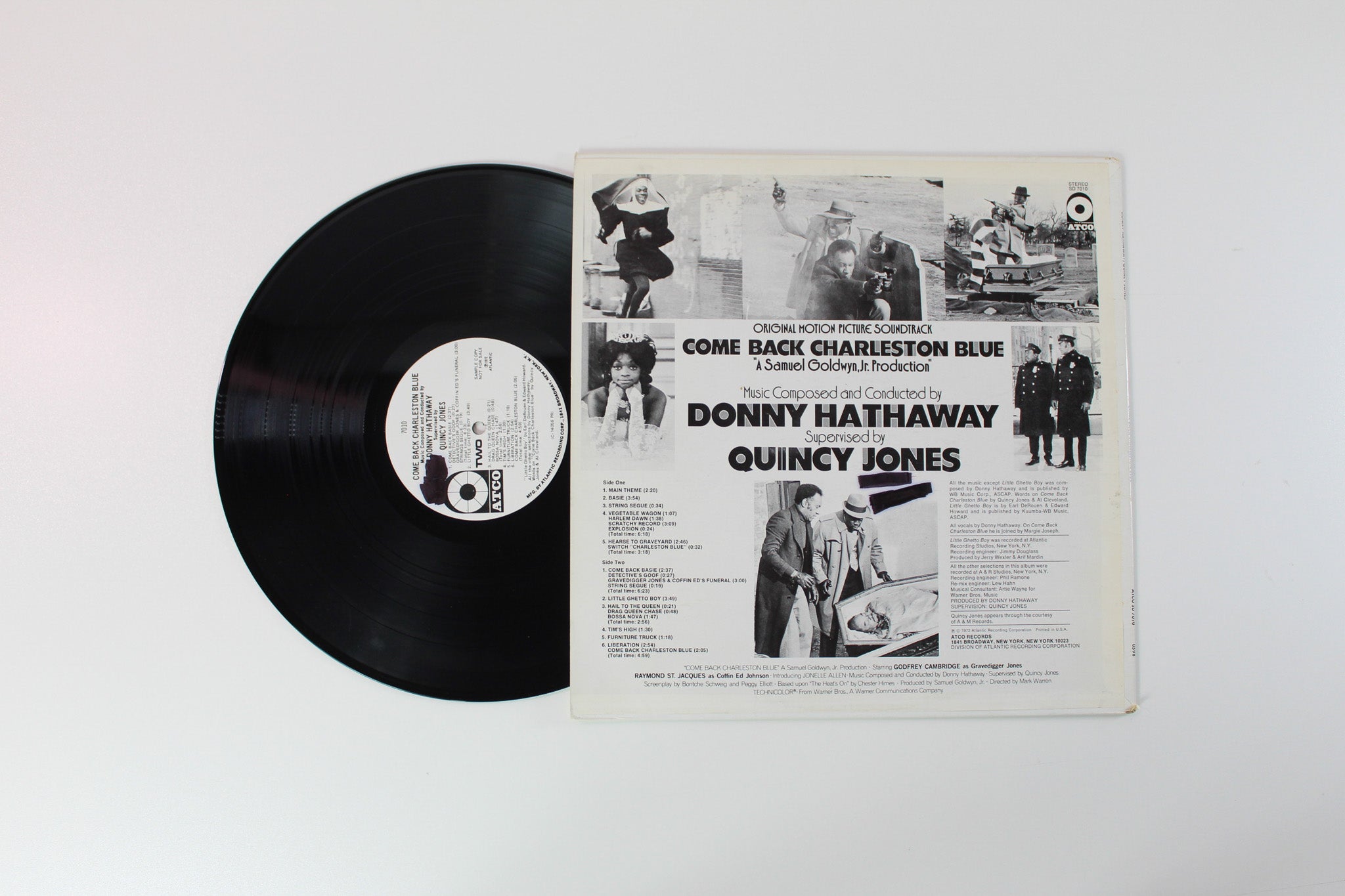 Donny Hathaway - Come Back Charleston Blue (Original Motion Picture Soundtrack) on Atco Mono Promo