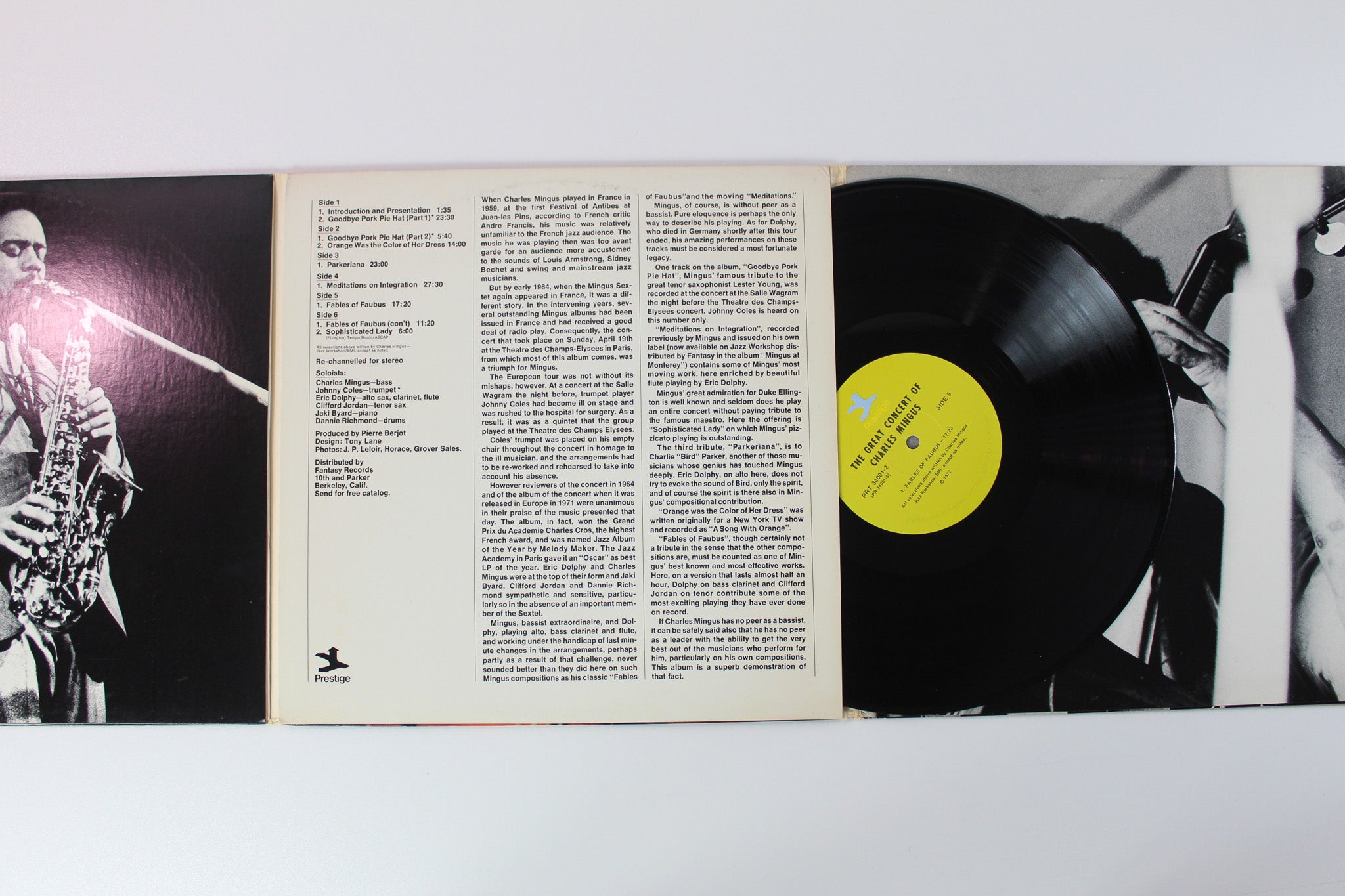 Charles Mingus - The Great Concert Of Charles Mingus on Prestige