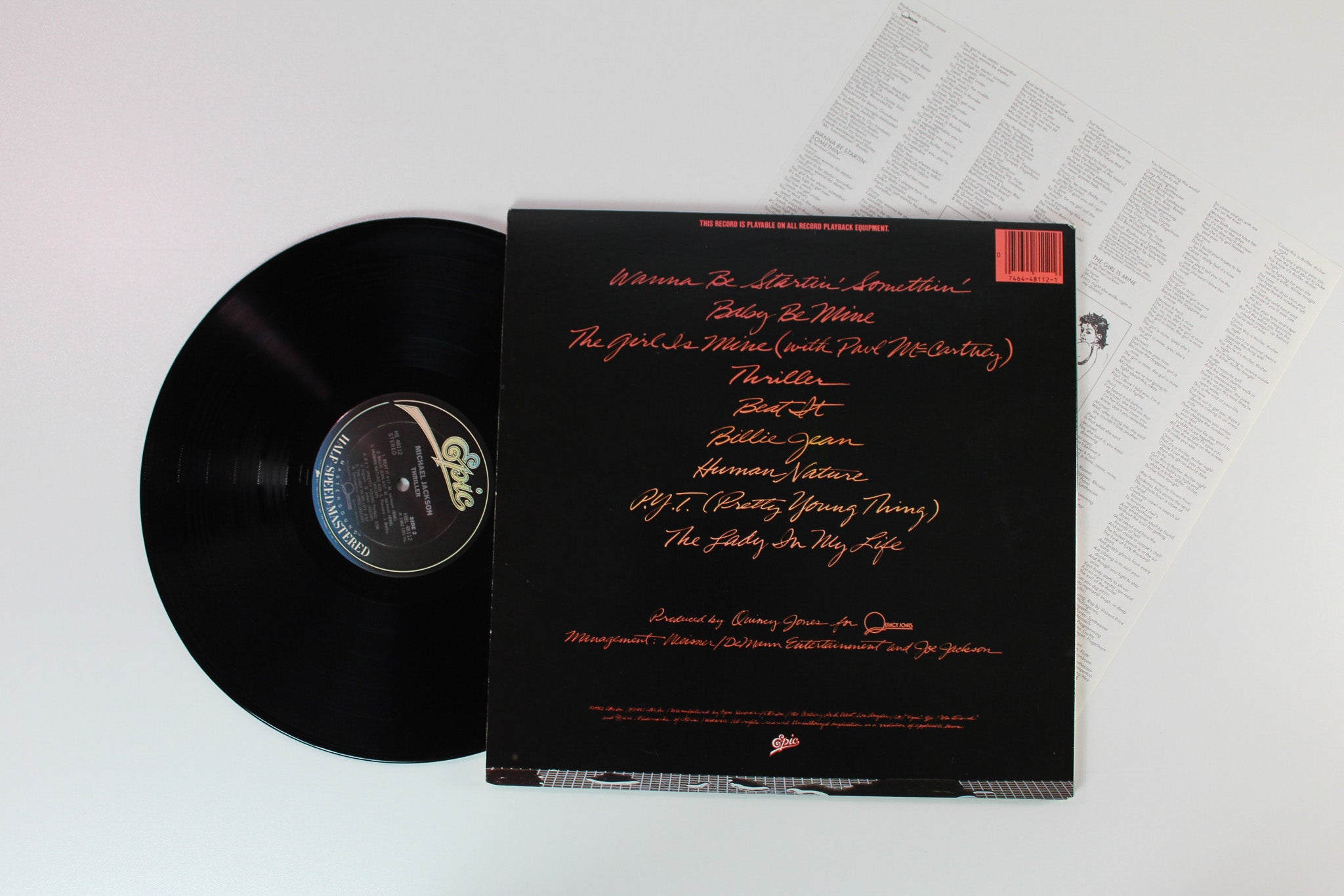 Michael Jackson - Thriller on Epic Half Speed Mastered