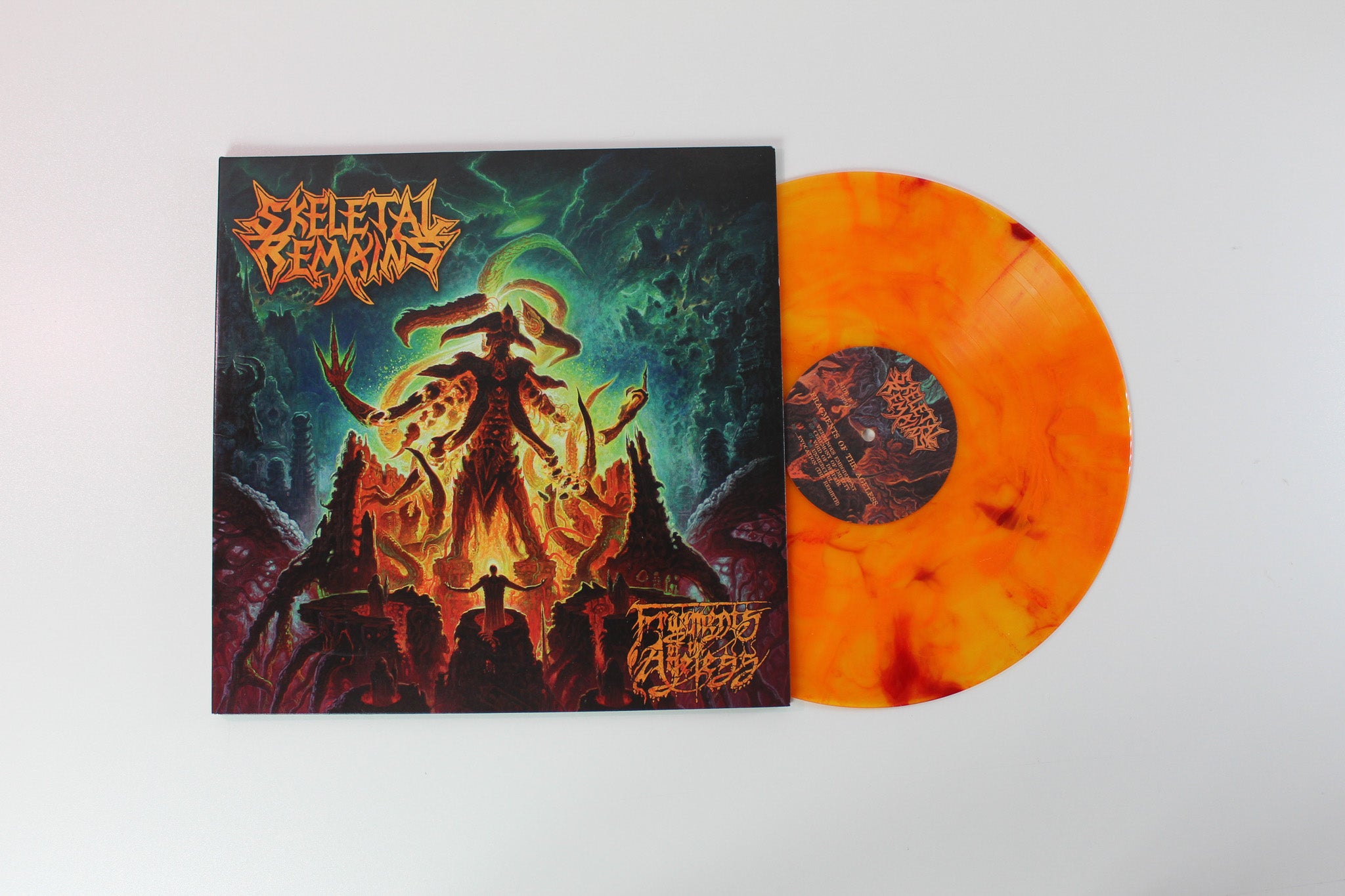 Skeletal Remains - Fragments Of The Ageless on Century Media Ltd Orange & Red Sunspot Vinyl
