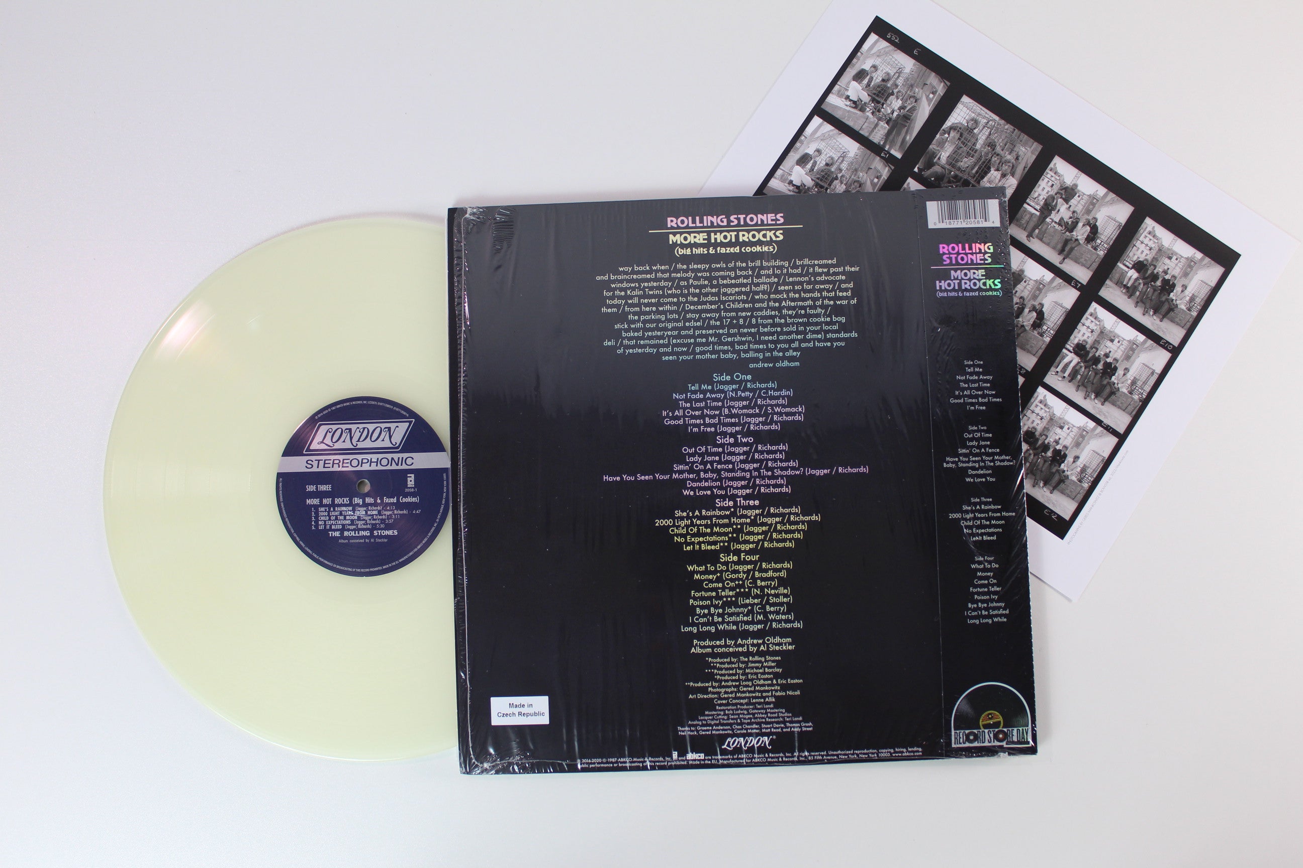 The Rolling Stones - More Hot Rocks (Big Hits & Fazed Cookies) on ABKCO RSD 2022 Glow In The Dark Vinyl Reissue