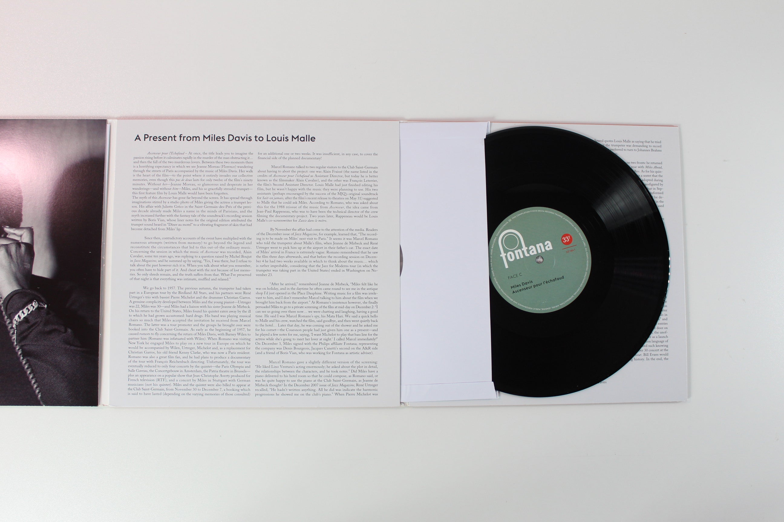Miles Davis - Ascenseur Pour L'échafaud on Fontana 3 X 10" Reissue