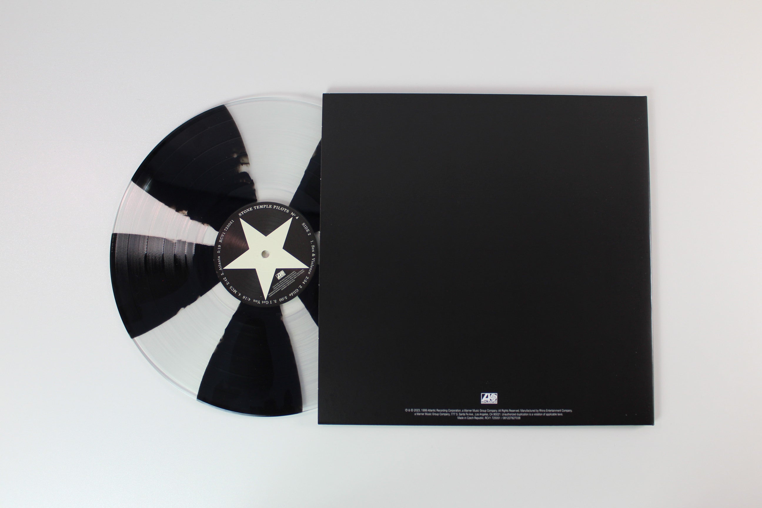 Stone Temple Pilots - Nº4 on Atlantic Vinyl Me Please Clear and Black Cornetto Reissue
