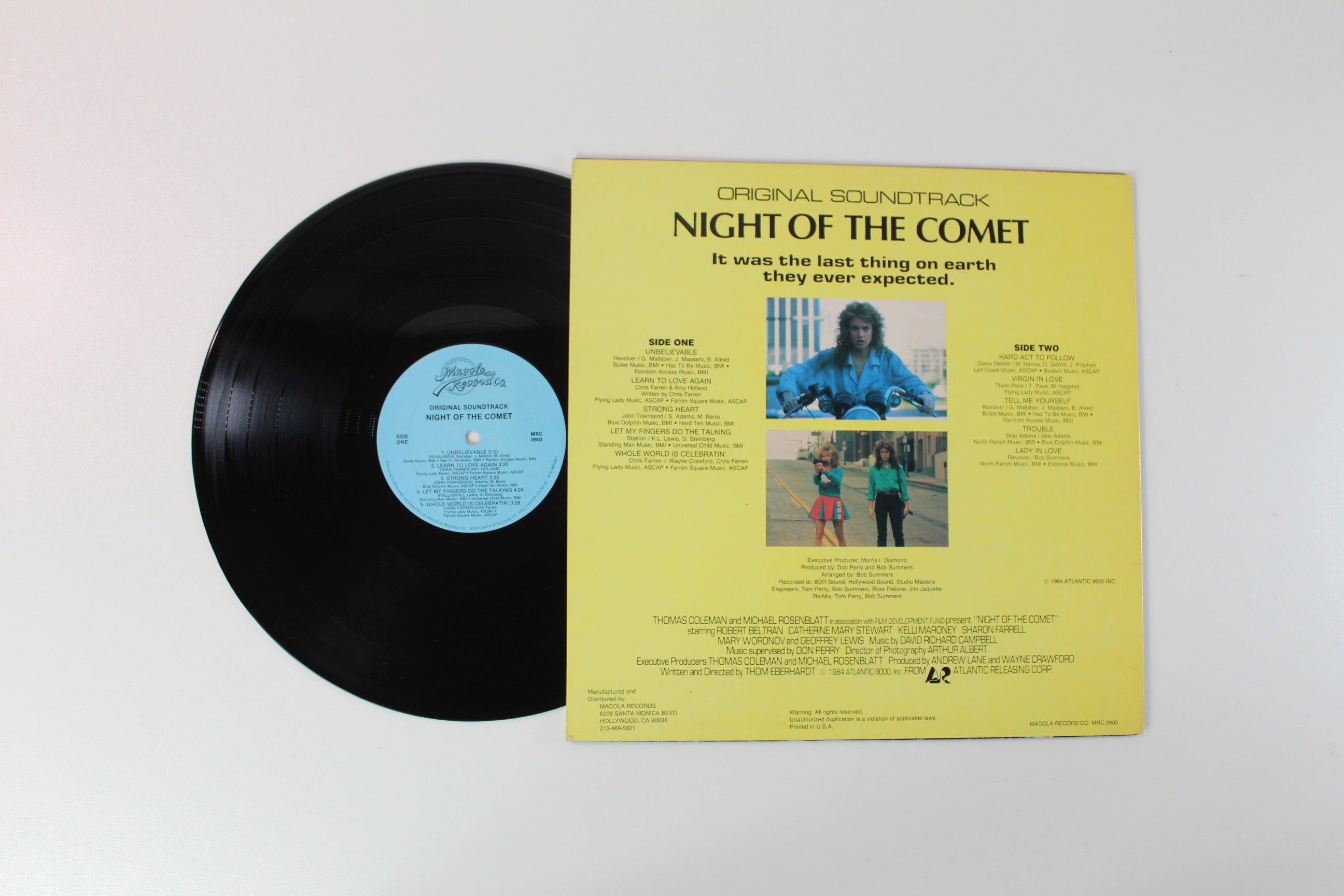 Various - Night Of The Comet (Original Soundtrack) on Macola