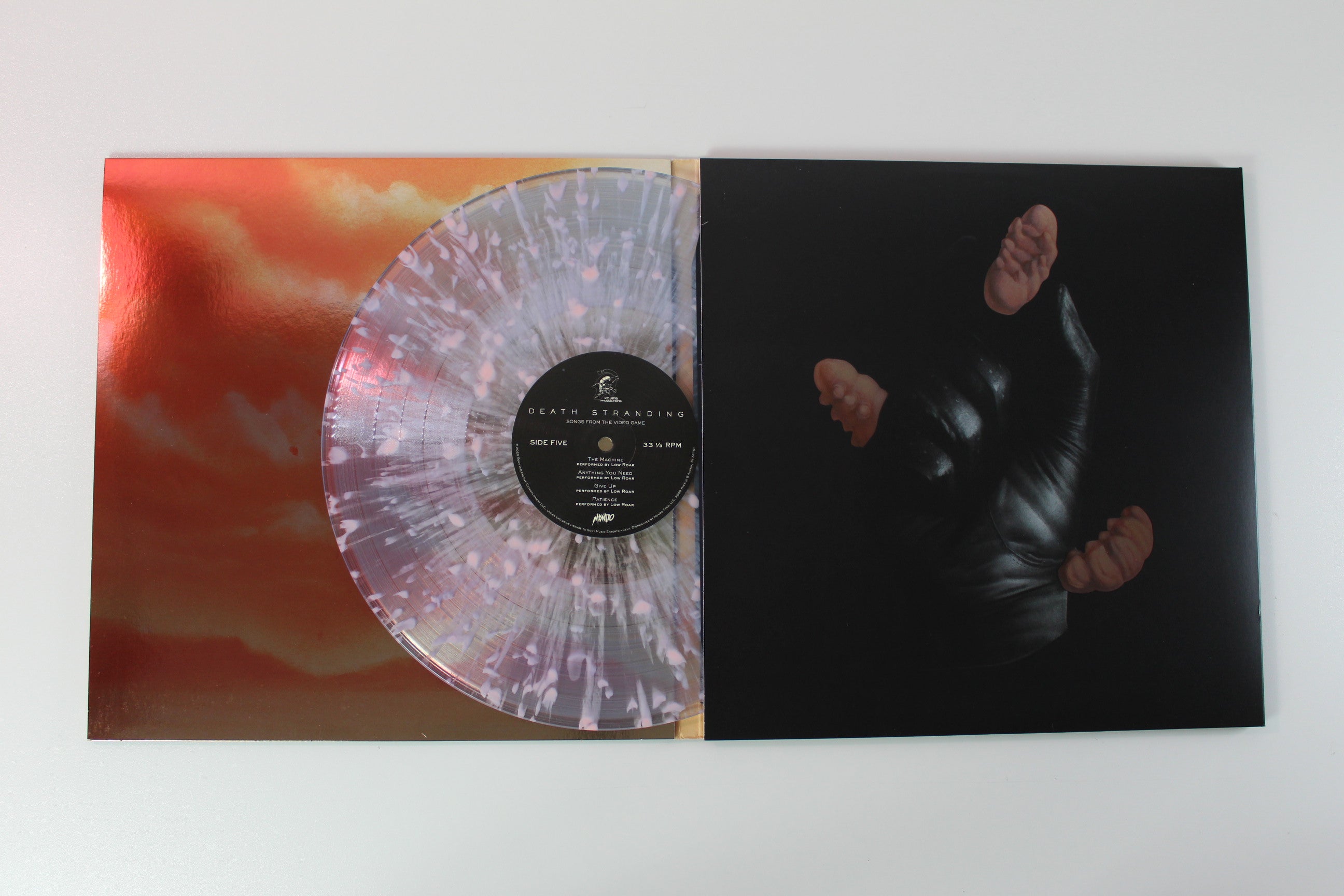 Various - Death Stranding - Songs From The Video Game on Mondo Clear With Silver Brown Pink Splatter Reissue