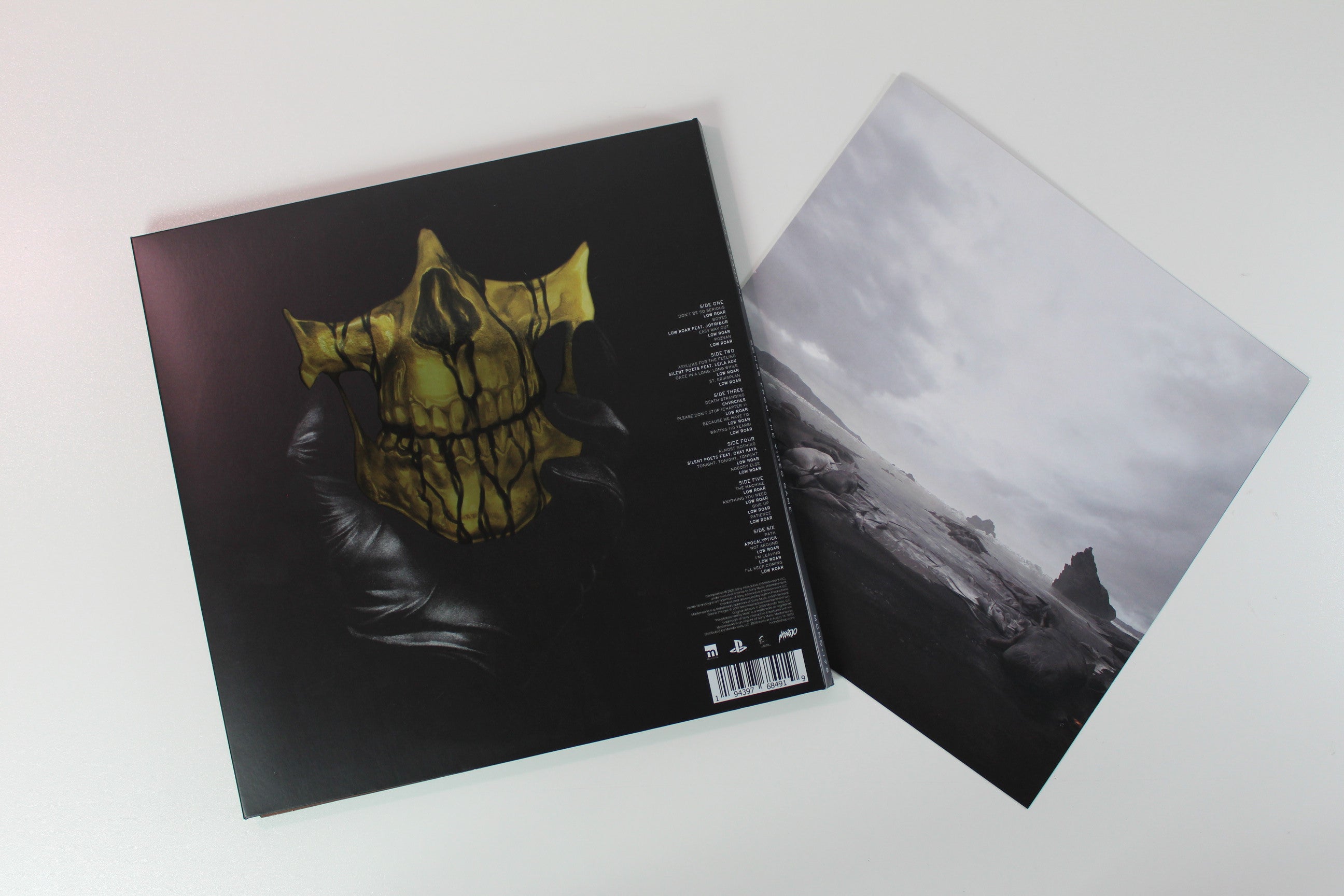 Various - Death Stranding - Songs From The Video Game on Mondo Clear With Silver Brown Pink Splatter Reissue