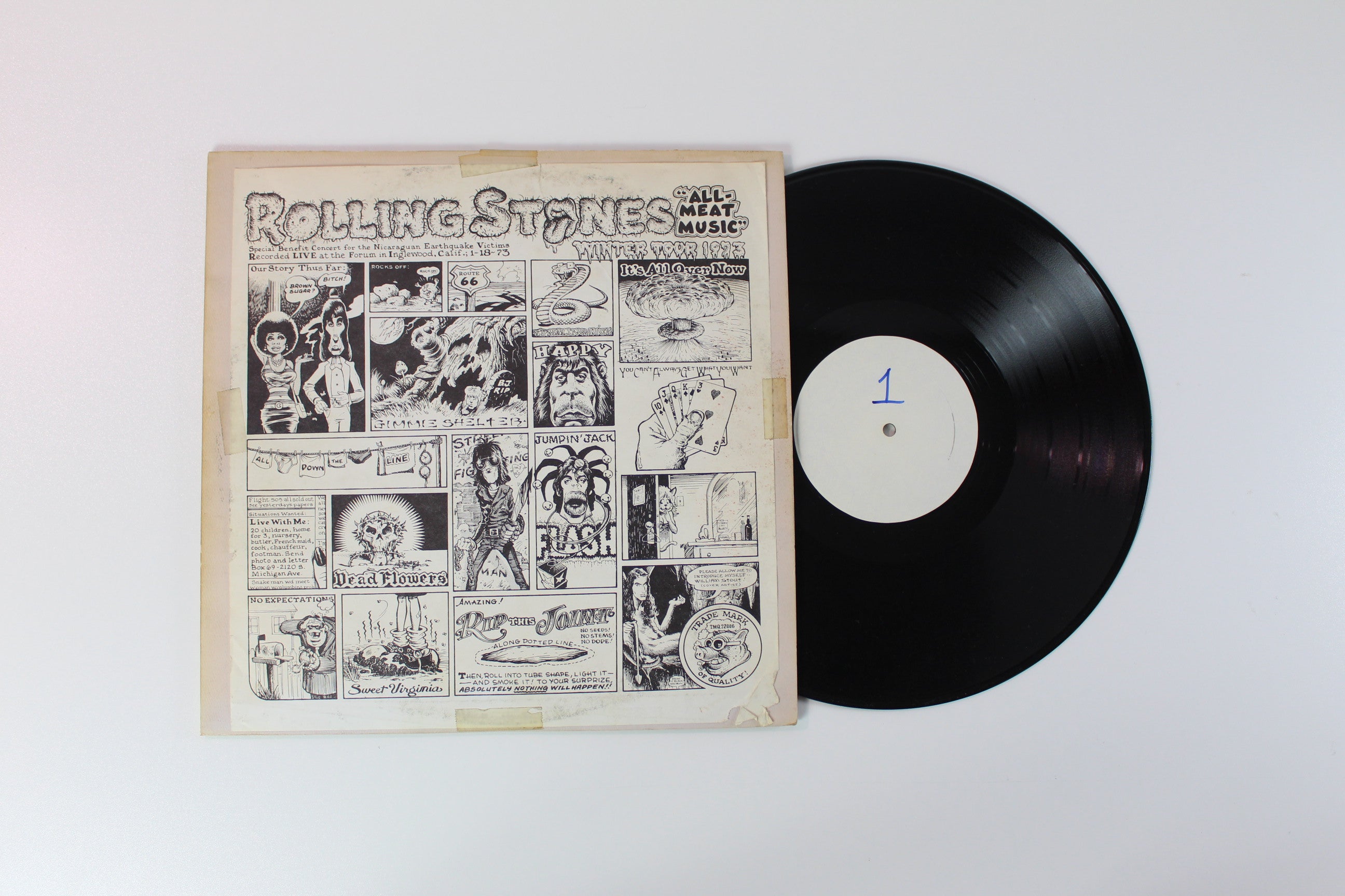 The Rolling Stones - All-Meat Music Winter Tour 1973 Unofficial Pressing